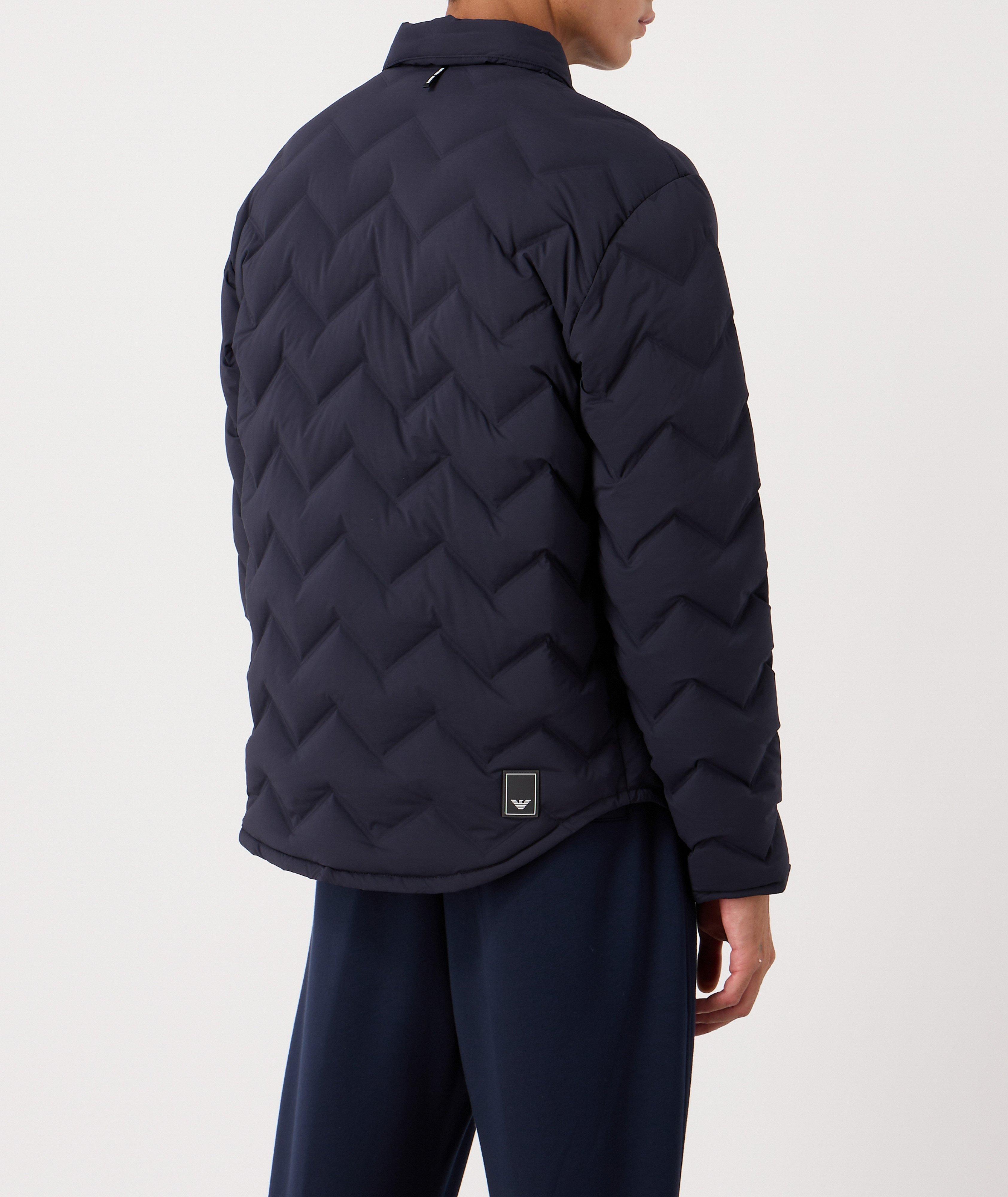 Quilted Chevron Down Jacket image 2