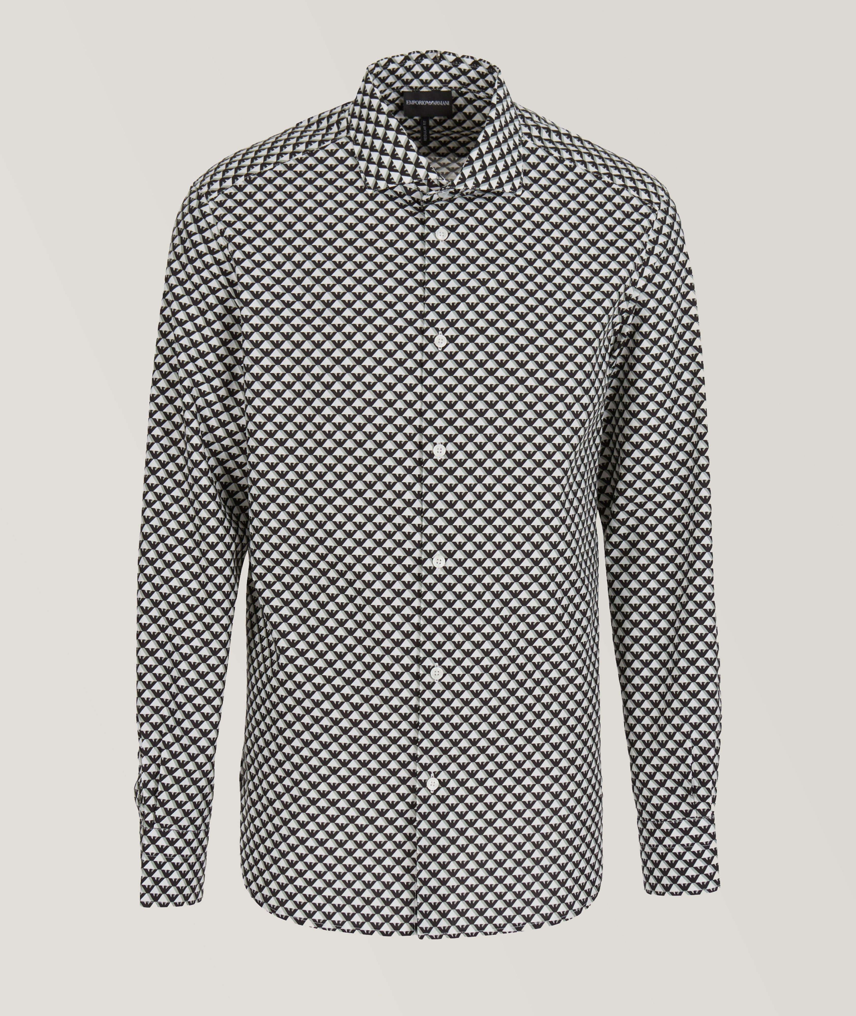 Logo Pattern Cotton Sport Shirt image 0