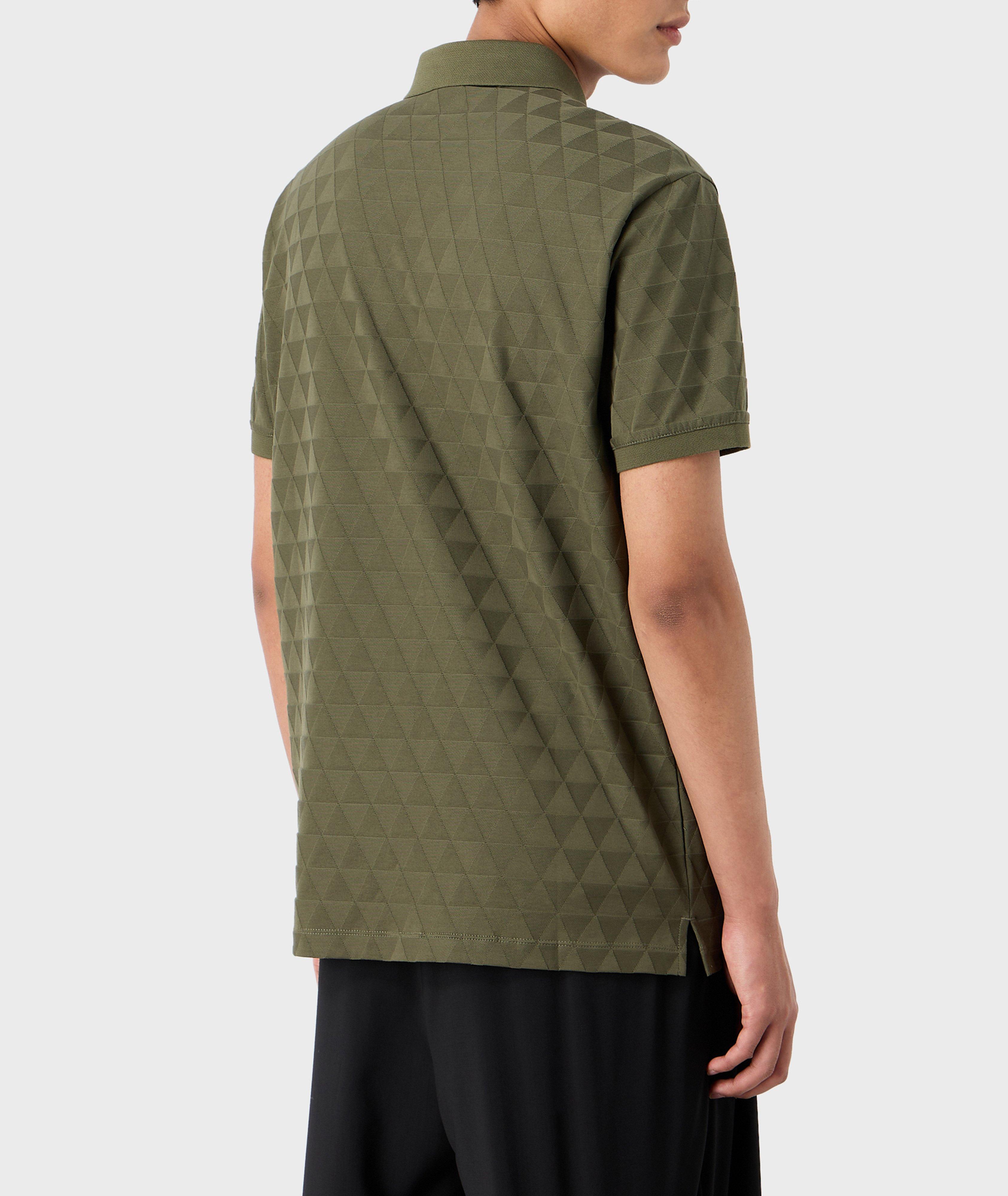 All-Over Jacquard Motif Knit Polo image 2