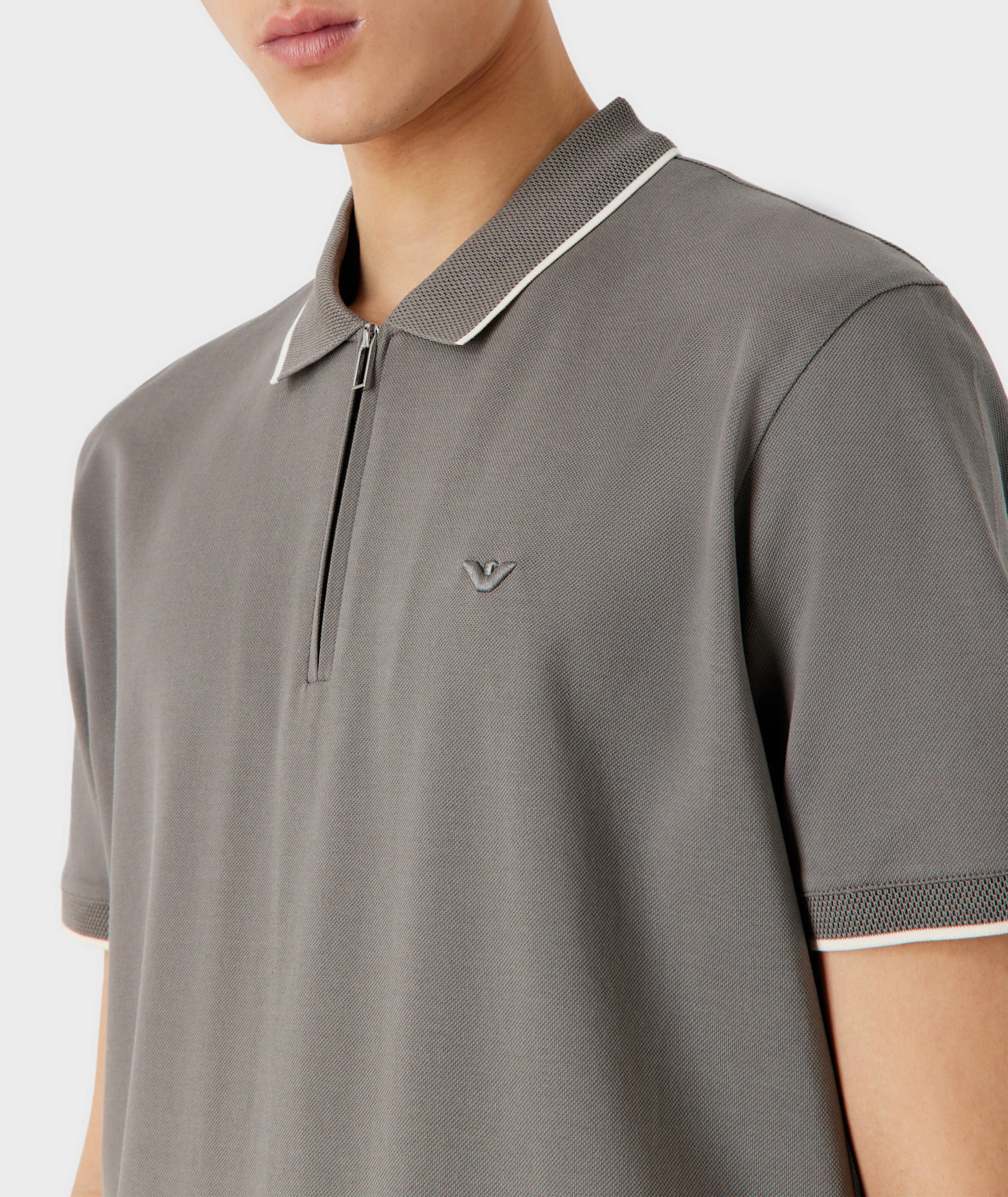 Mercerised Piqué Cotton Polo image 3