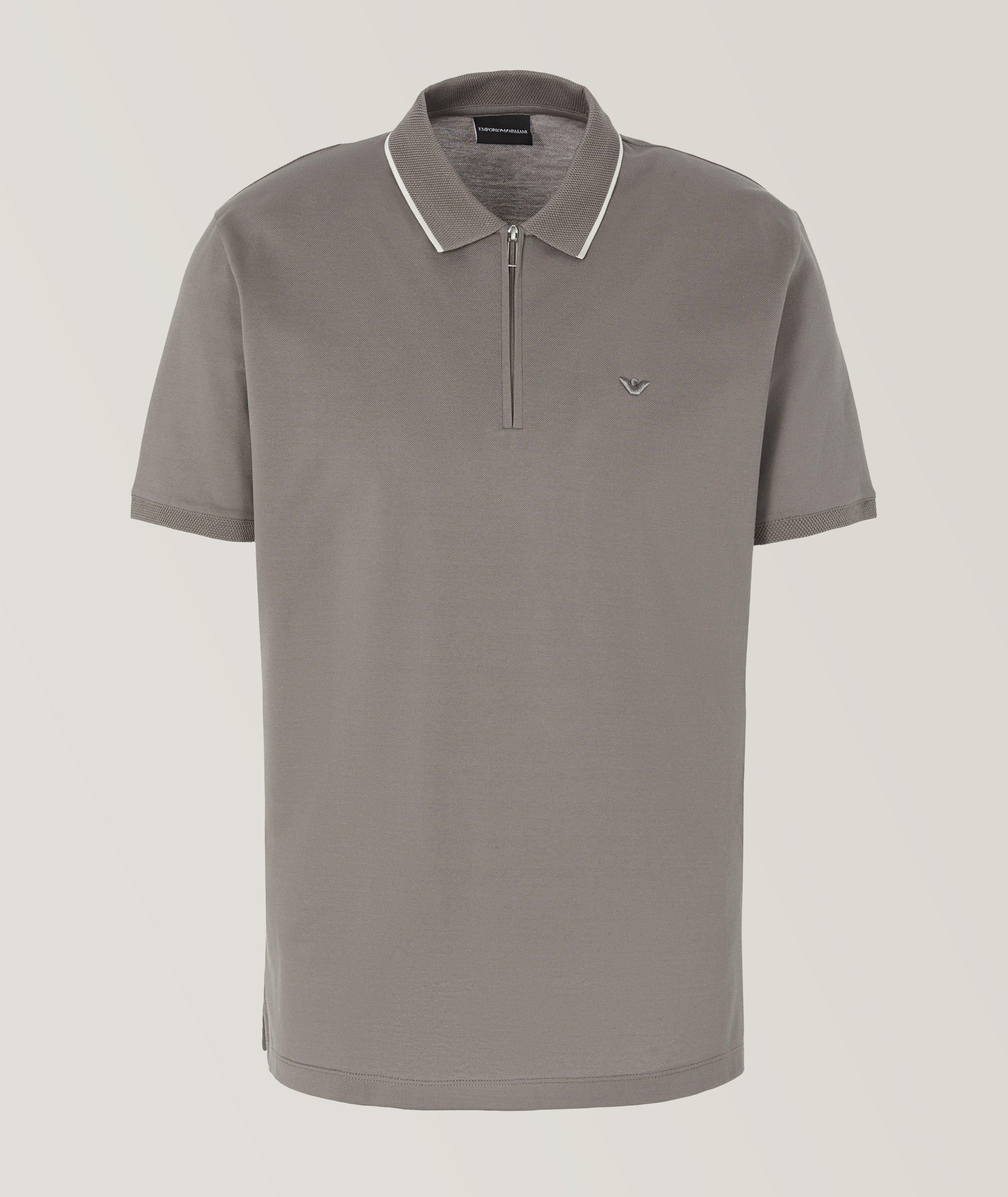Mercerised Piqué Cotton Polo image 0