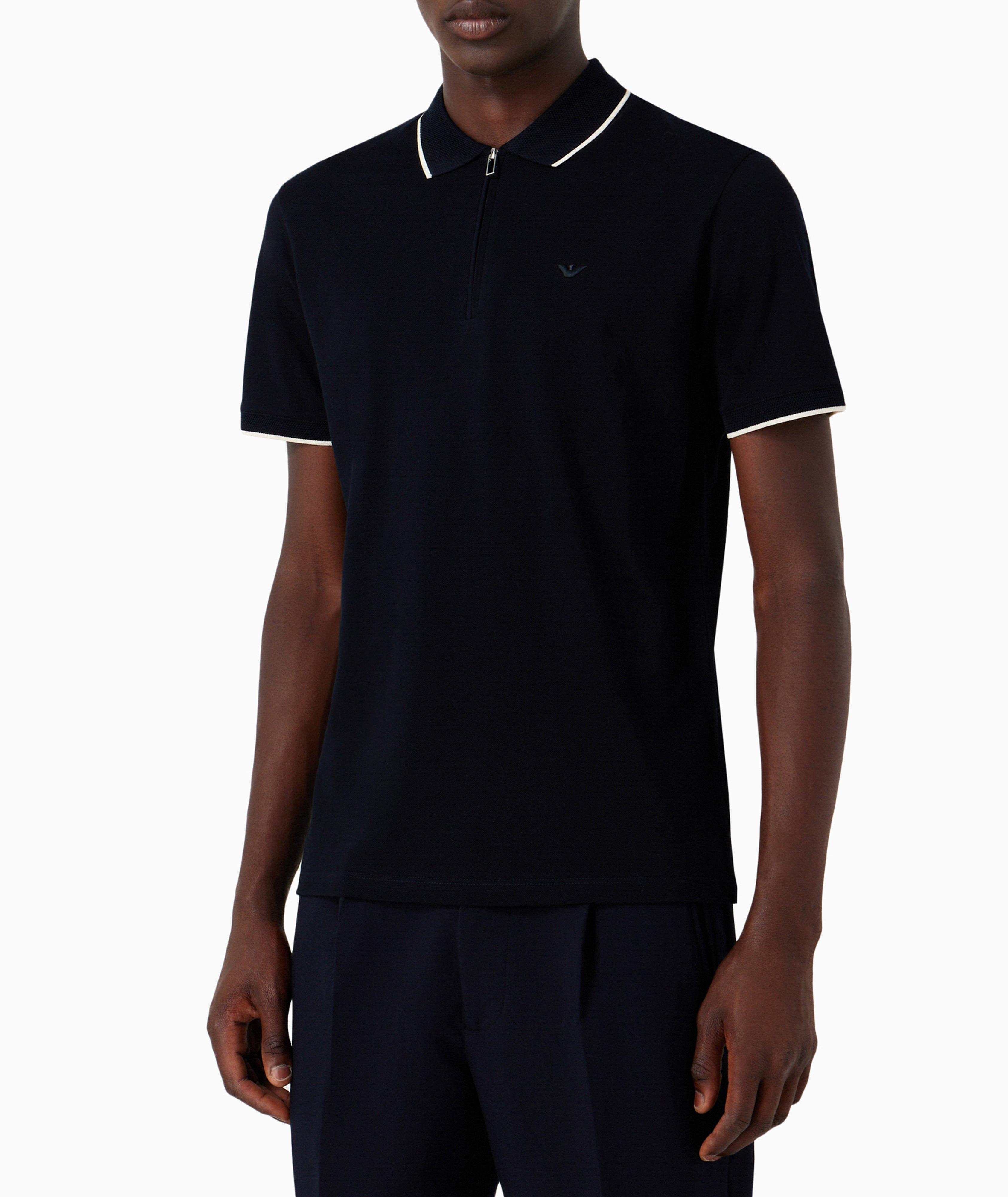 Mercerised Piqué Cotton Polo image 1