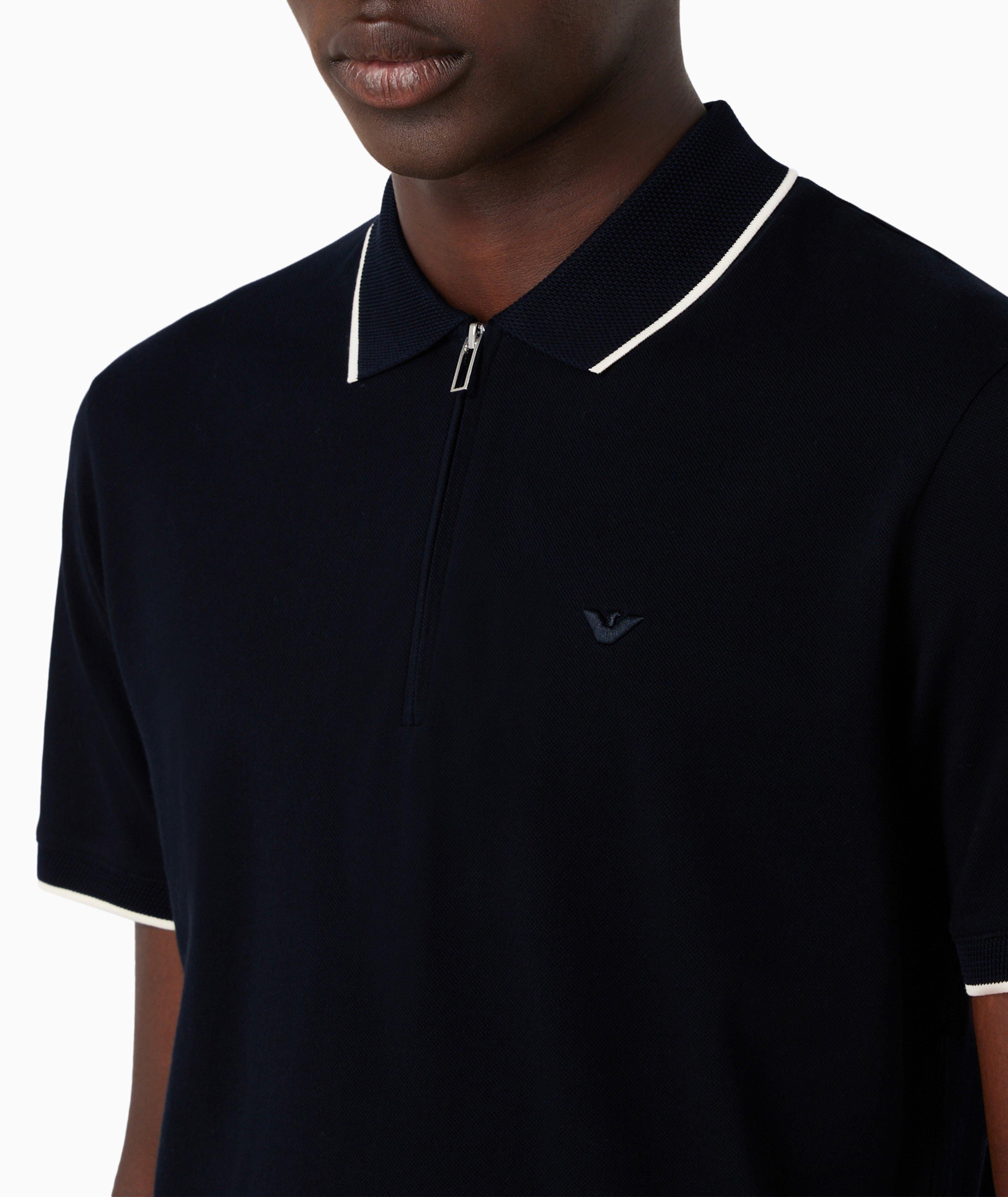 Mercerised Piqué Cotton Polo image 3