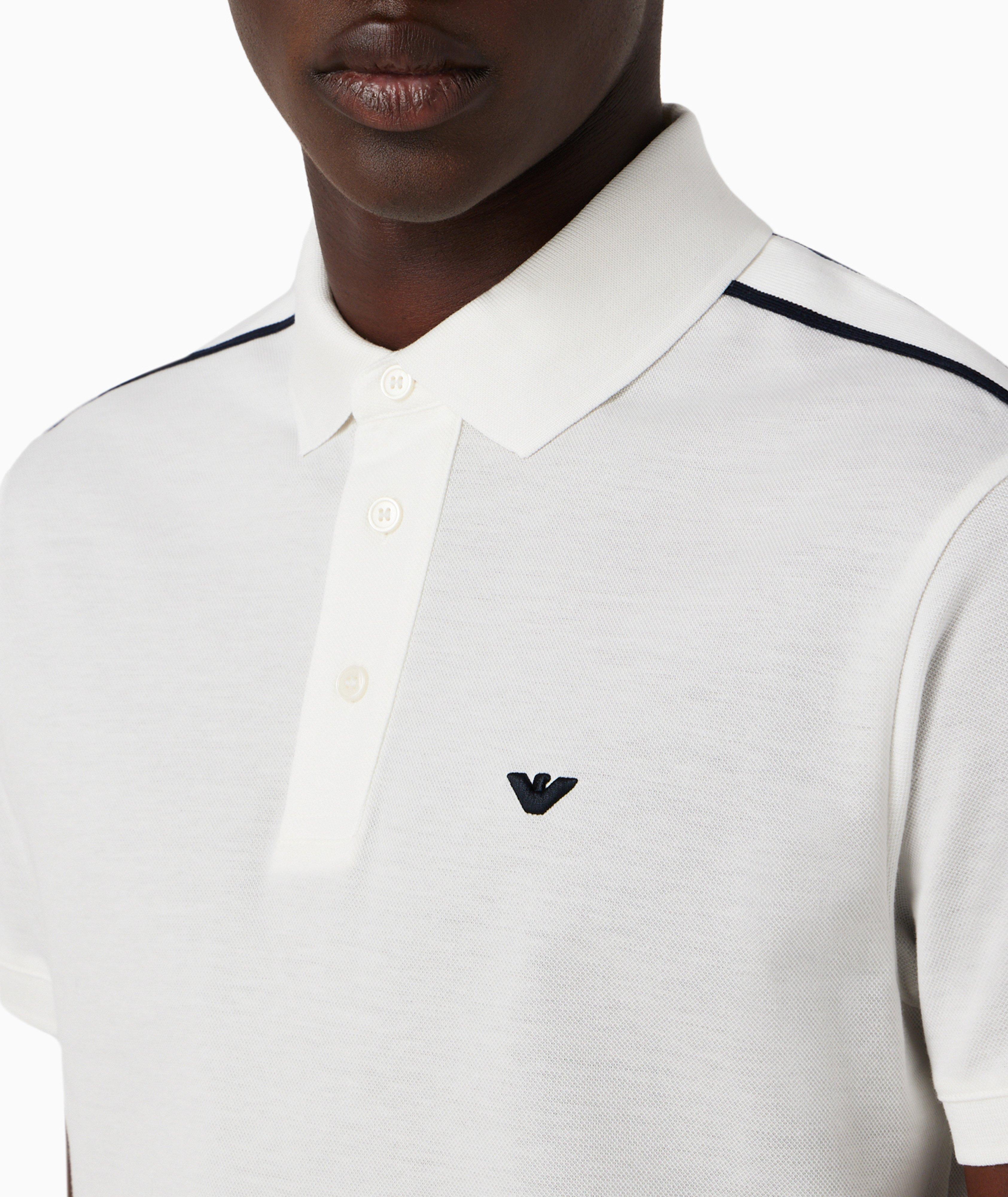 Mercerised Piqué Cotton Polo image 3