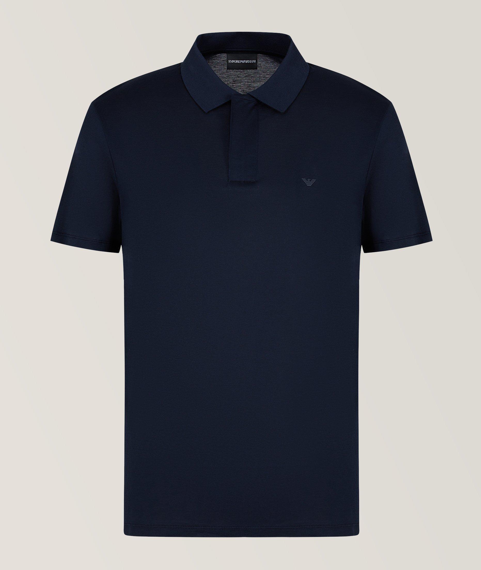 Emporio Armani Travel Essentials Tencel-Lyocel Polo | Casual Wear ...