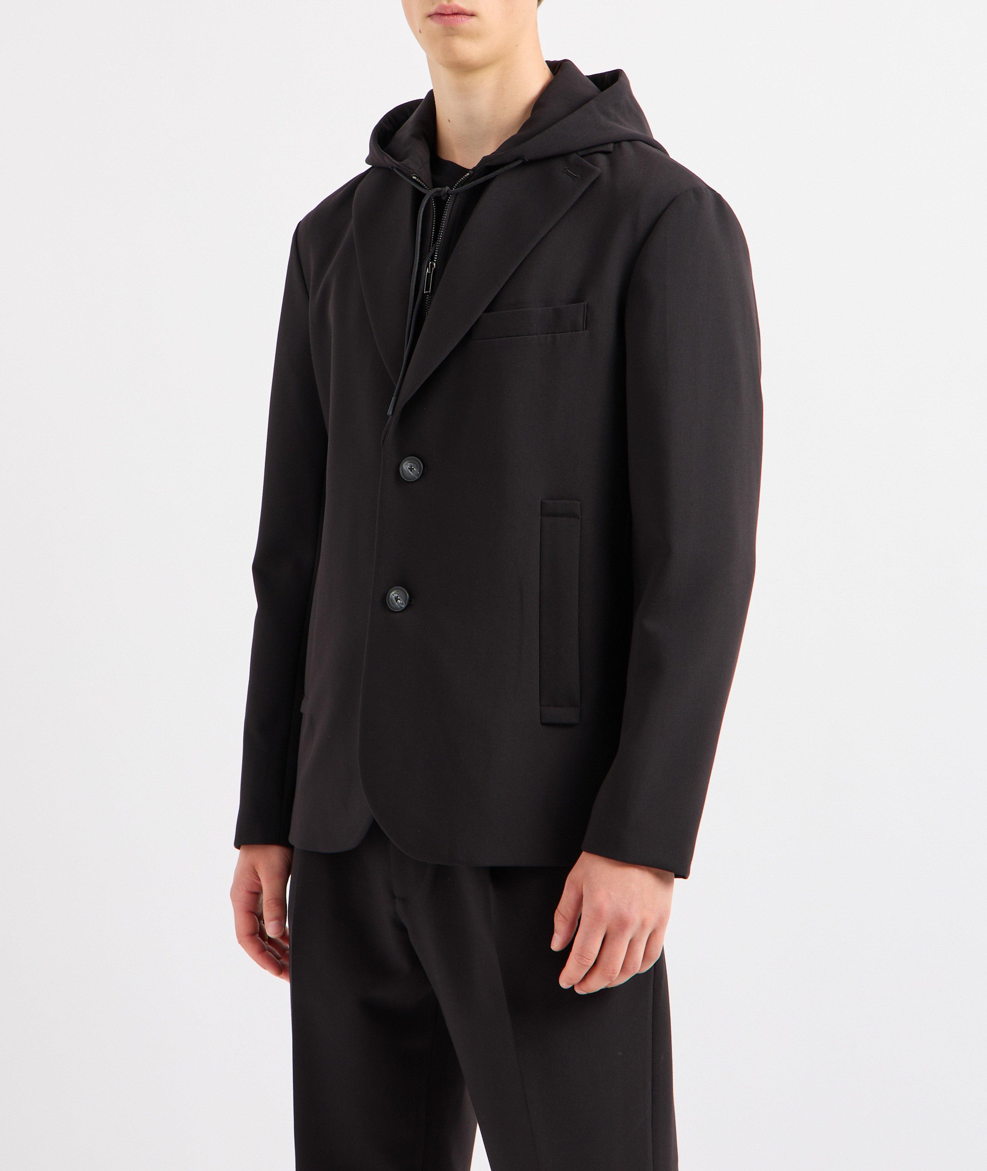 Blazer en tissu technique avec insertion amovible image 1