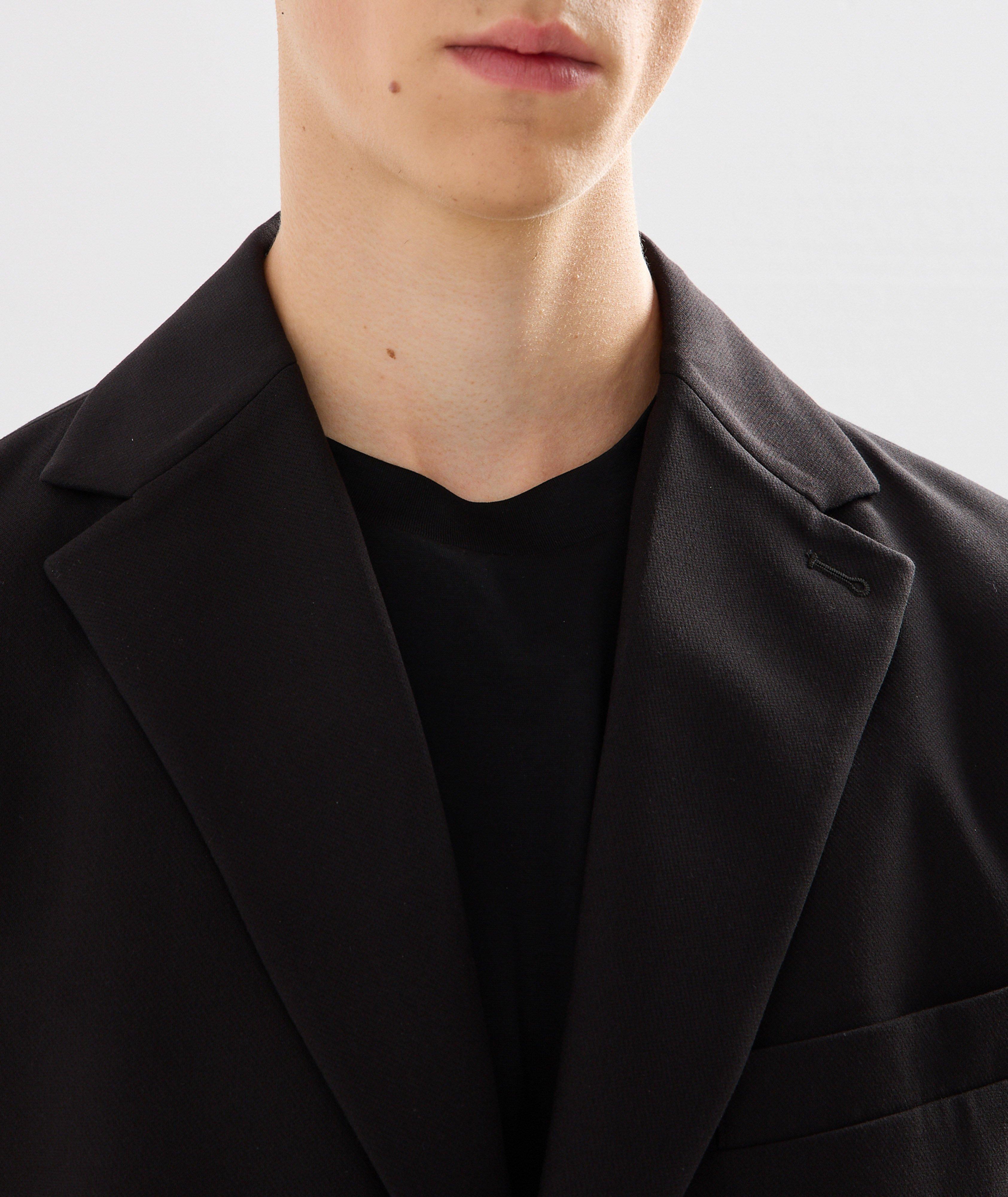 Blazer en tissu technique avec insertion amovible image 3