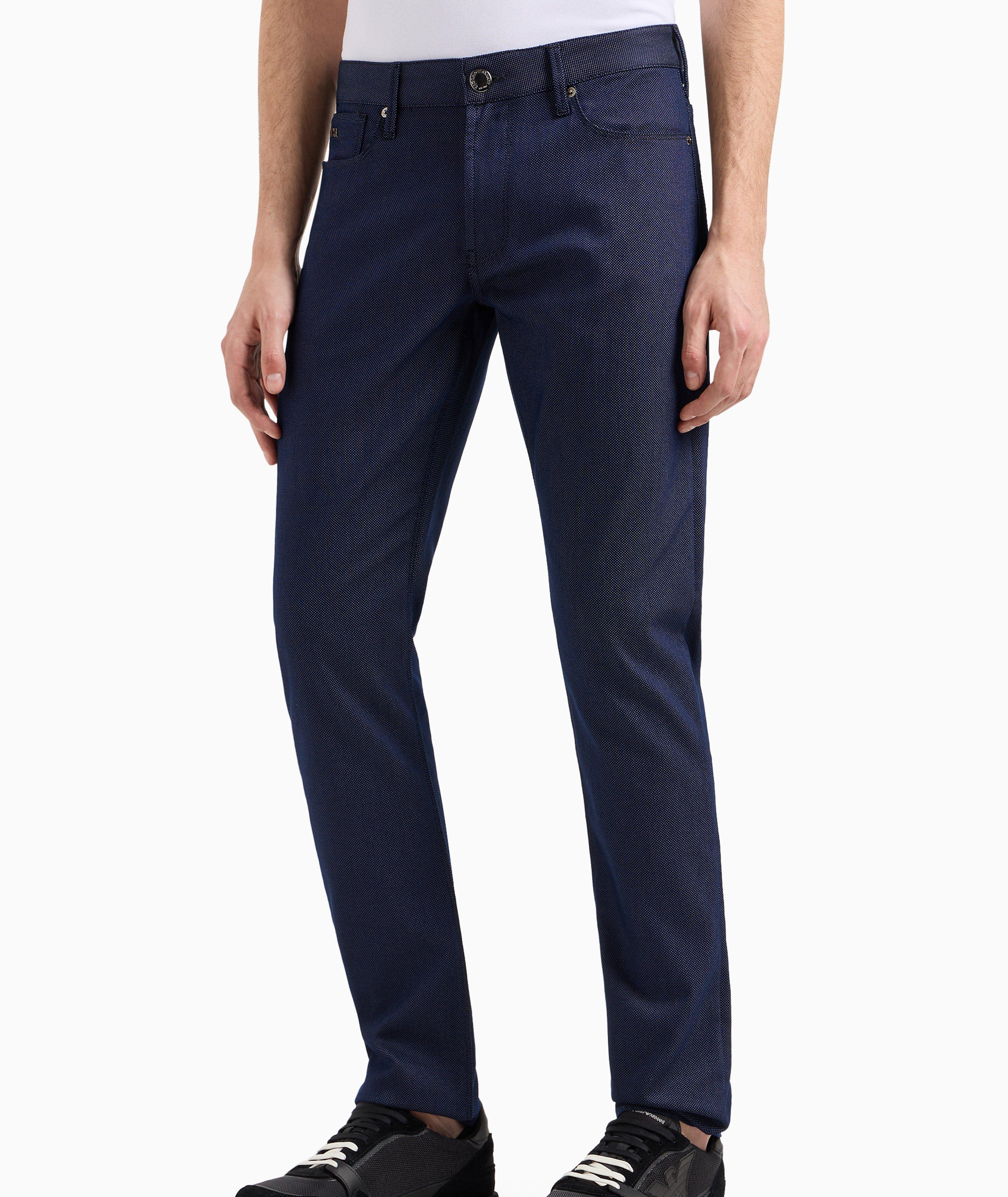 J06 Slim-Fit Cotton-Blend Trousers image 6