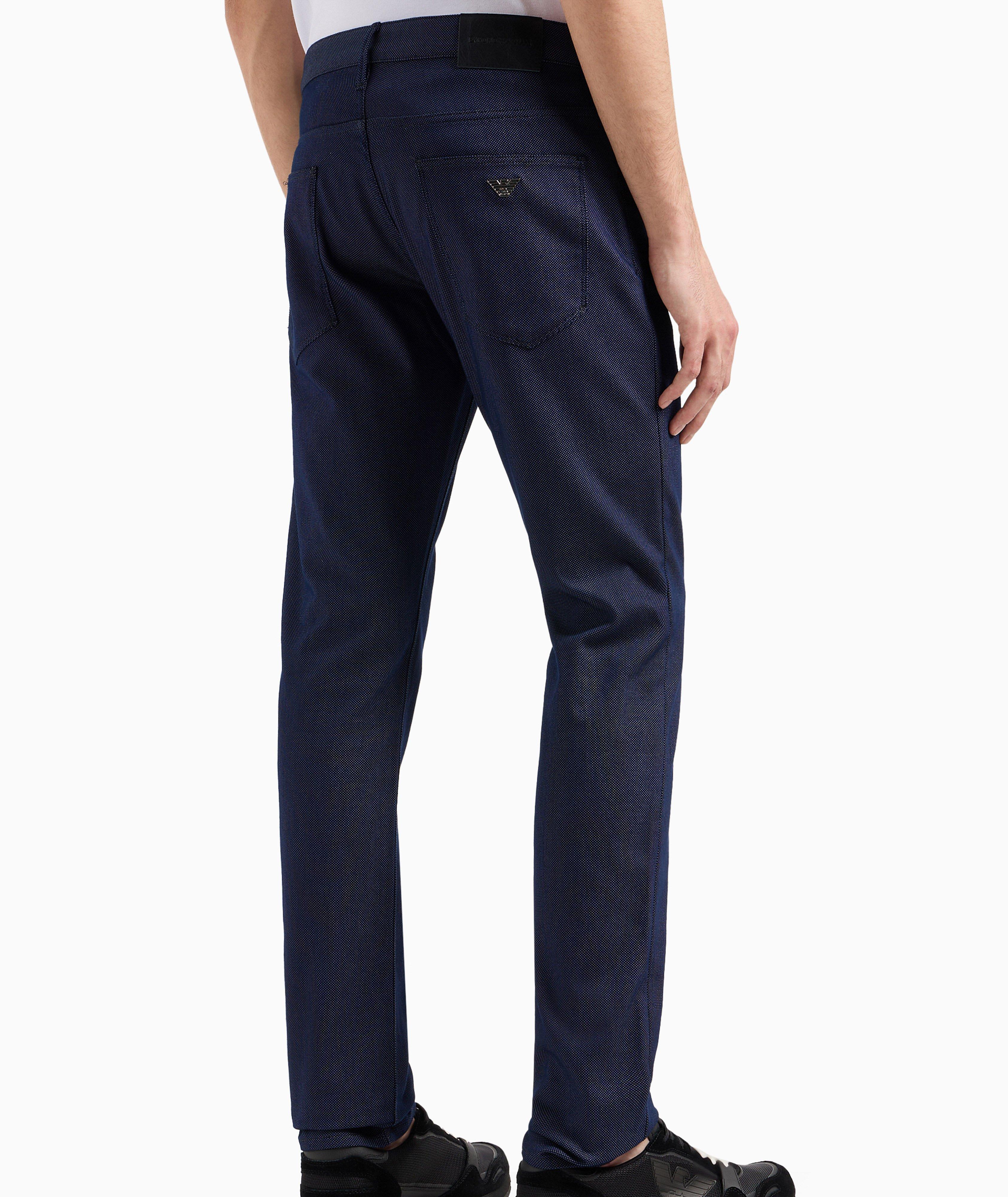 スーツ Emporio Armani basic trousers Emporio Armani J06 Slim-Fit Cotton-Blend Trousers | Jeans