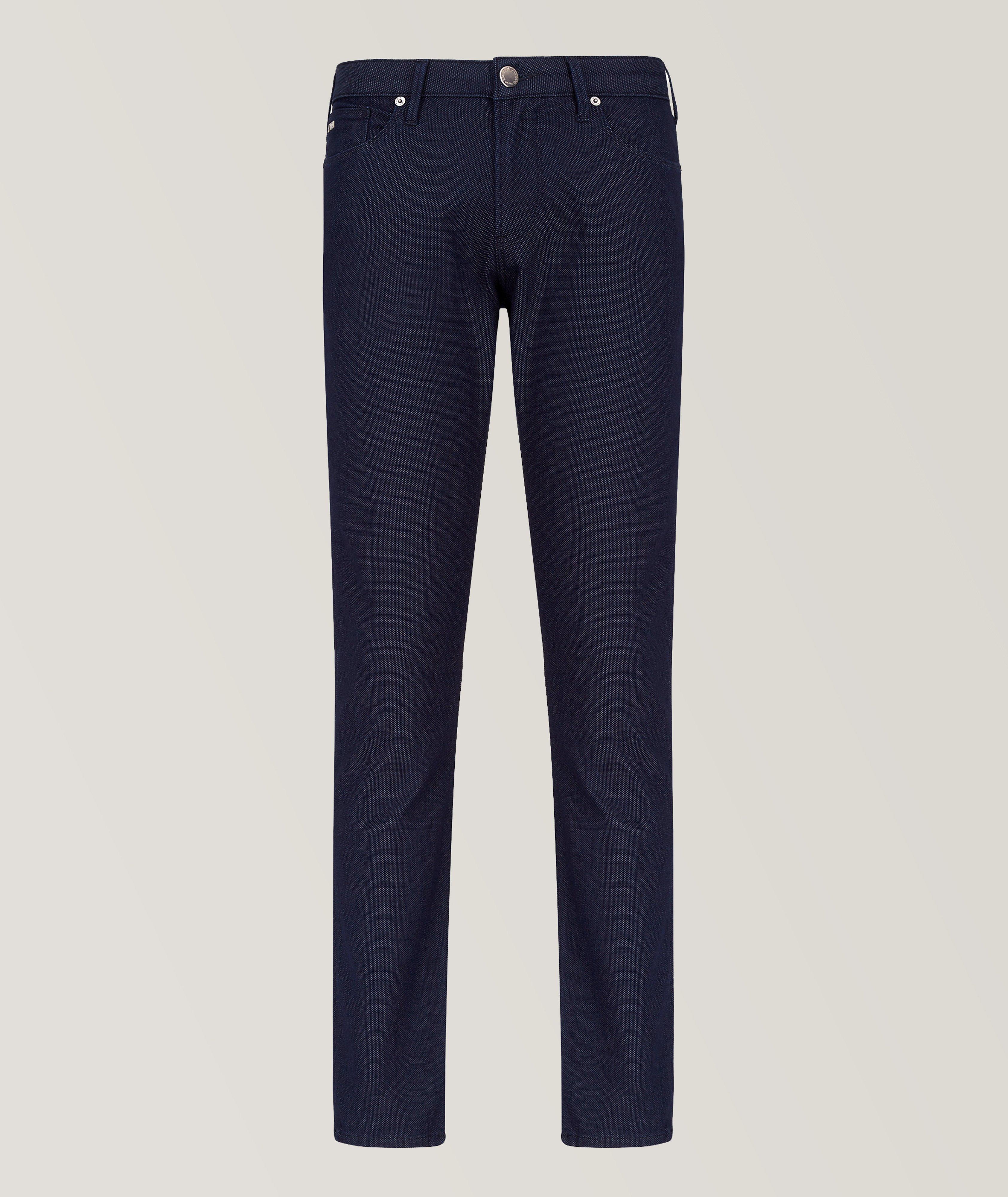 J06 Slim-Fit Cotton-Blend Trousers image 0