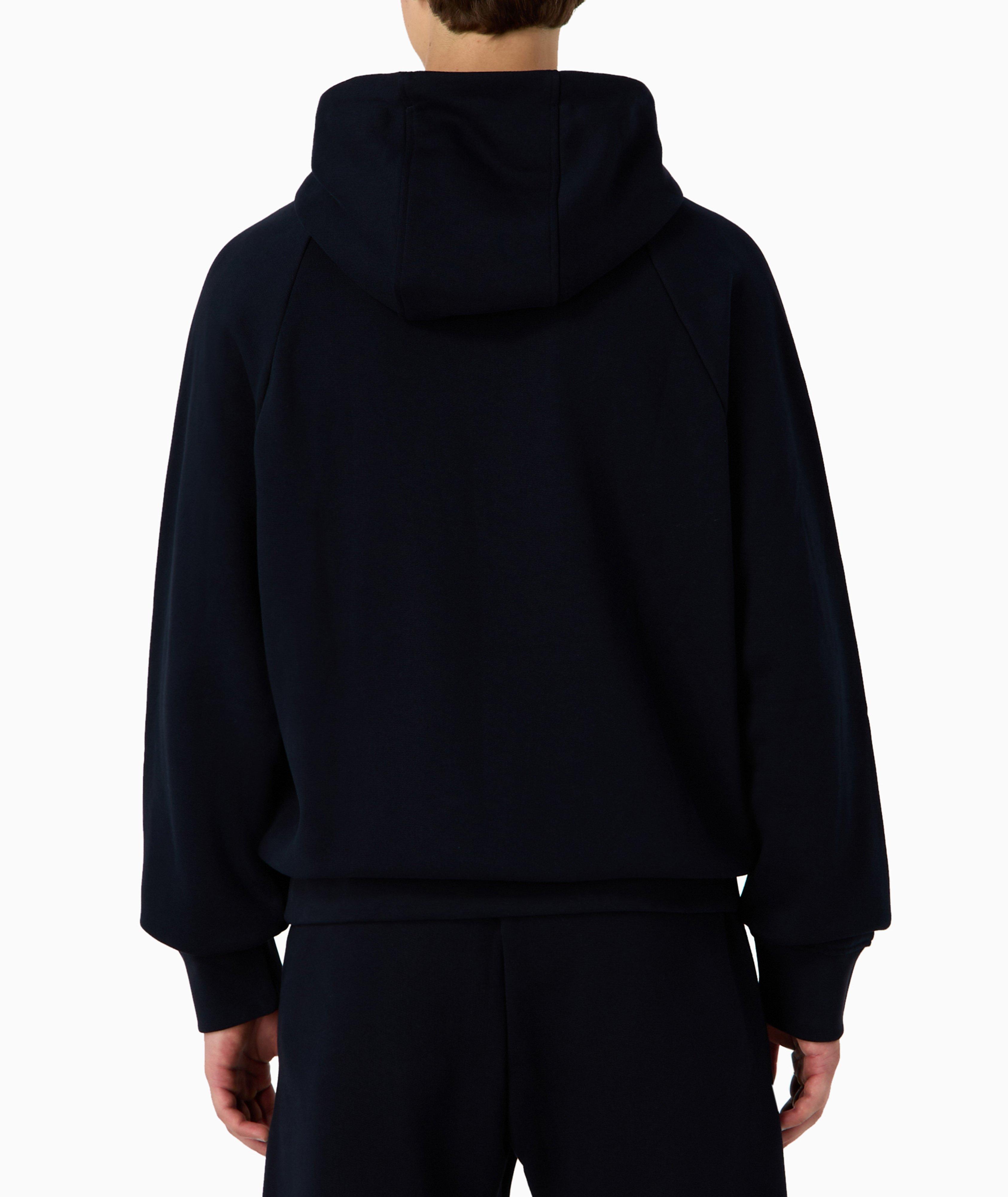 Braided Eagle Jersey Cotton Hooded Sweater image 2