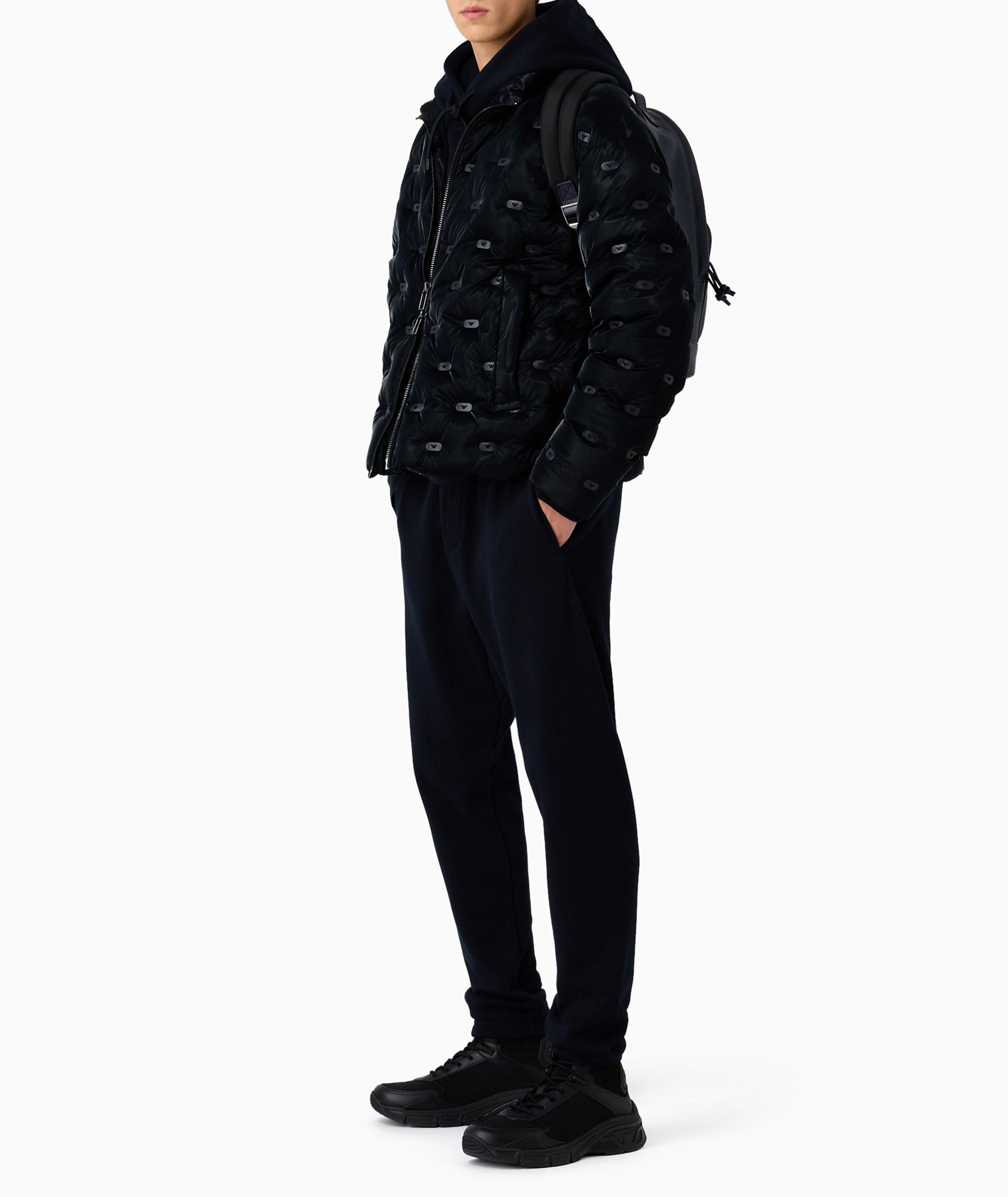 Braided Eagle Jersey Cotton Hooded Sweater image 4