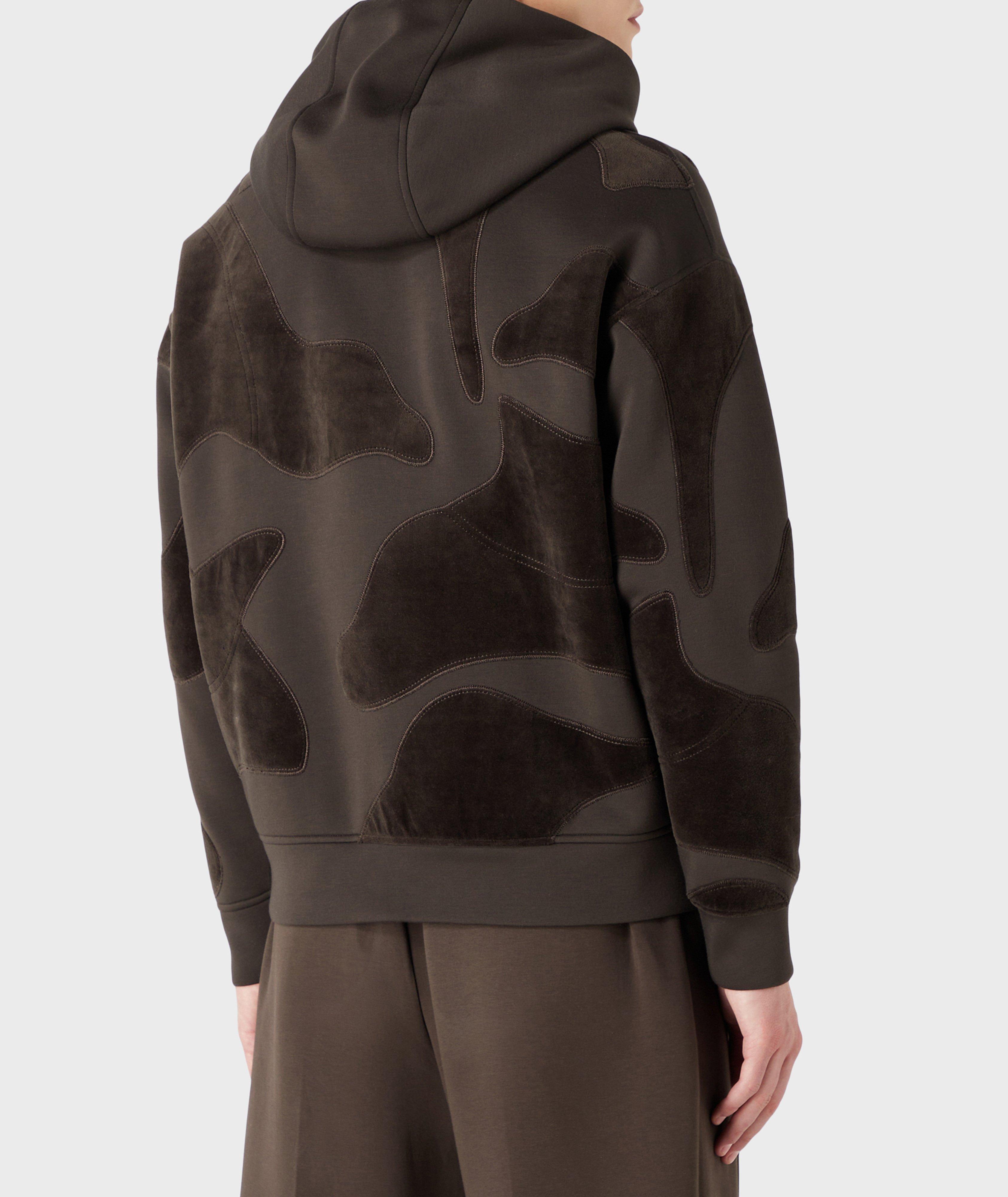 Pull en velours à glissière image 2