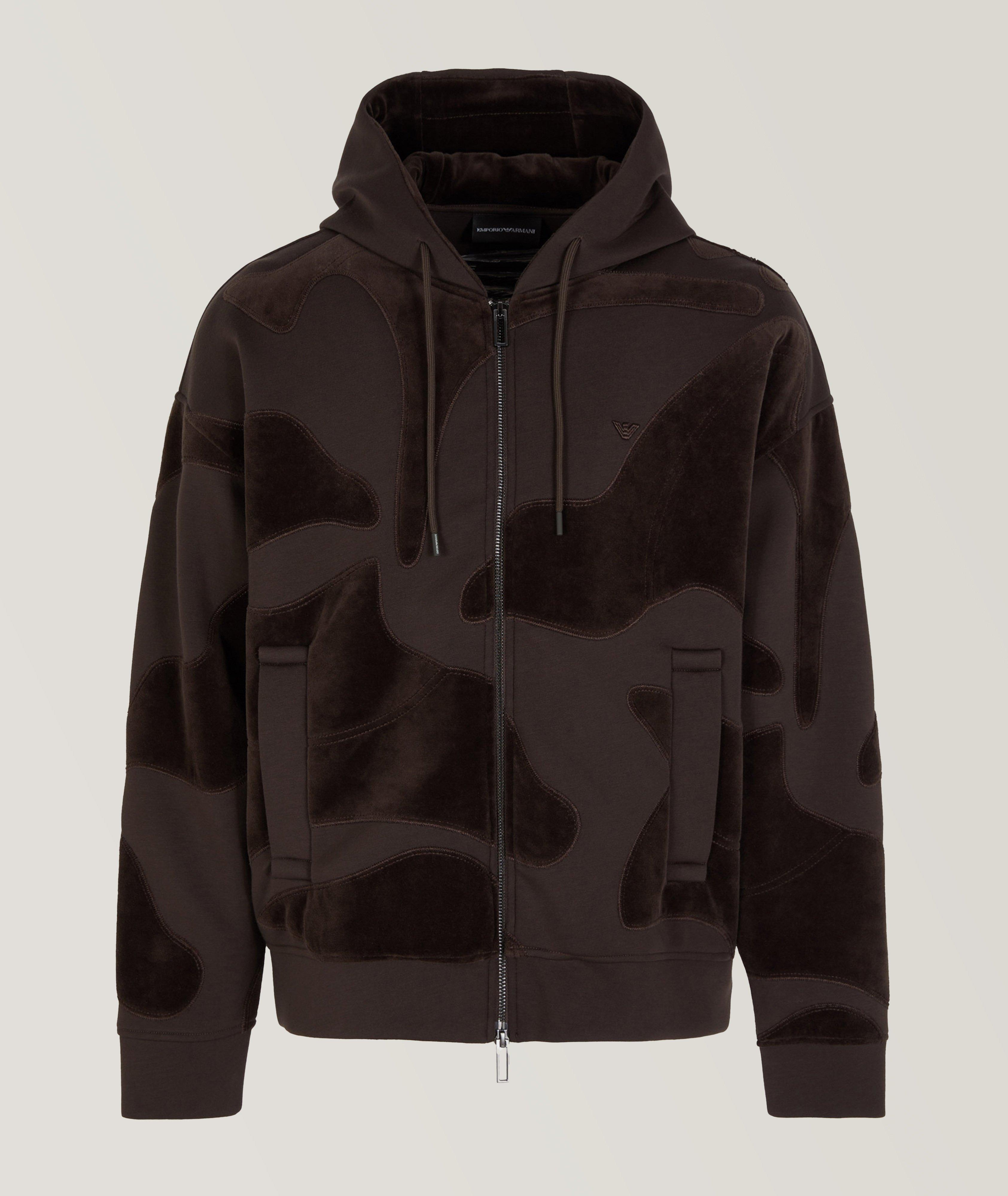 Pull en velours à glissière image 0