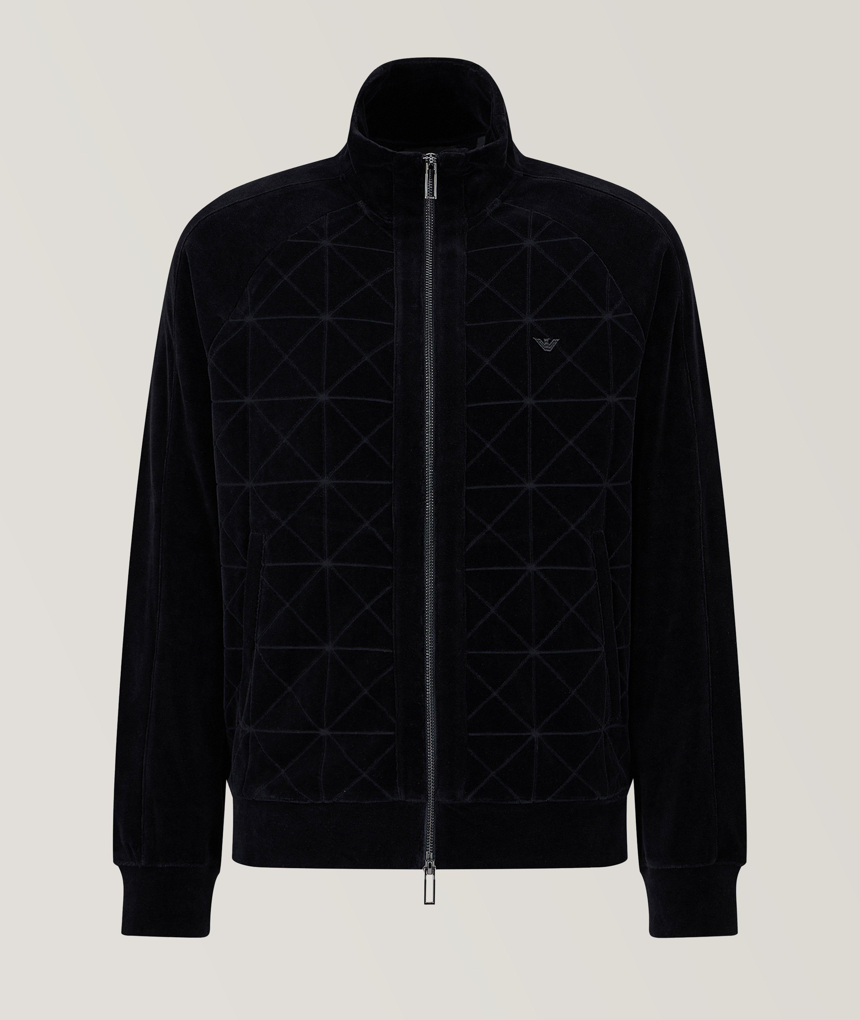 Pull en velours à glissière image 0