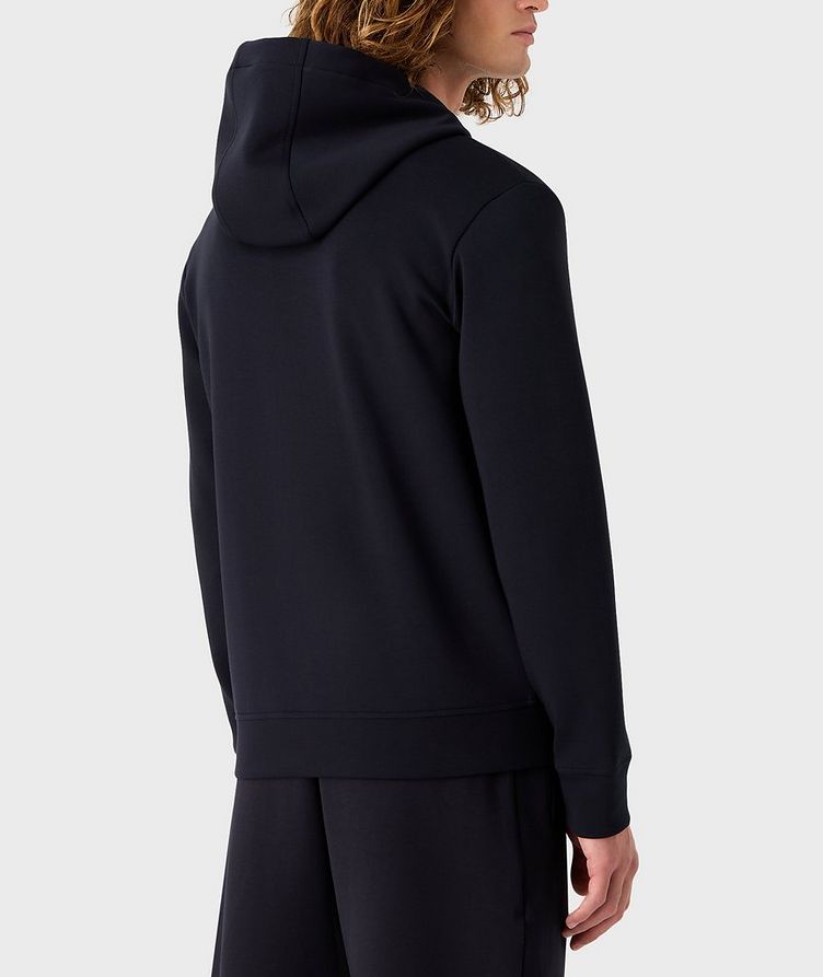 Full-Zip Double Jersey Hooded Sweater image 2