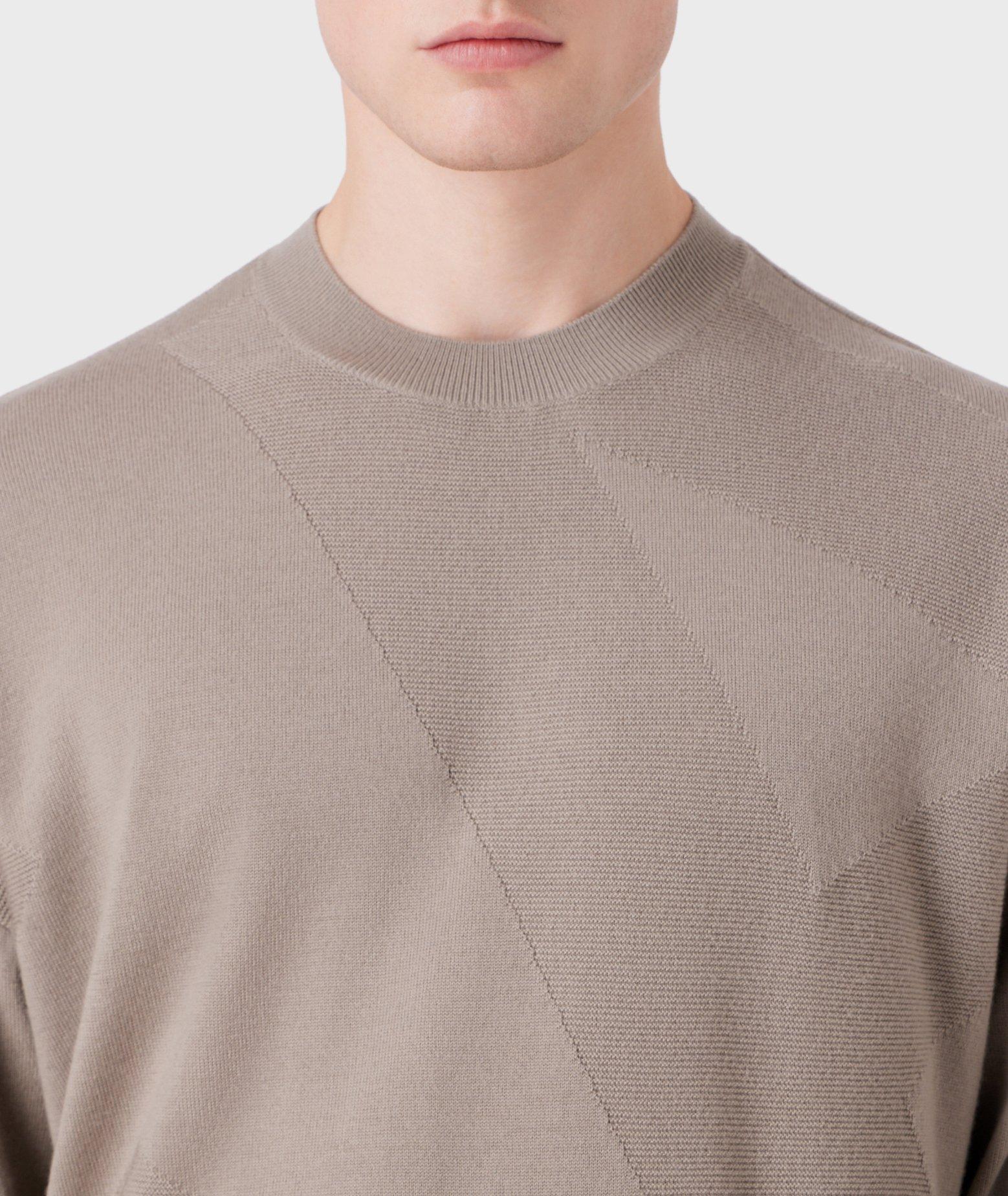 Pull en laine vierge avec logo surdimensionné image 3