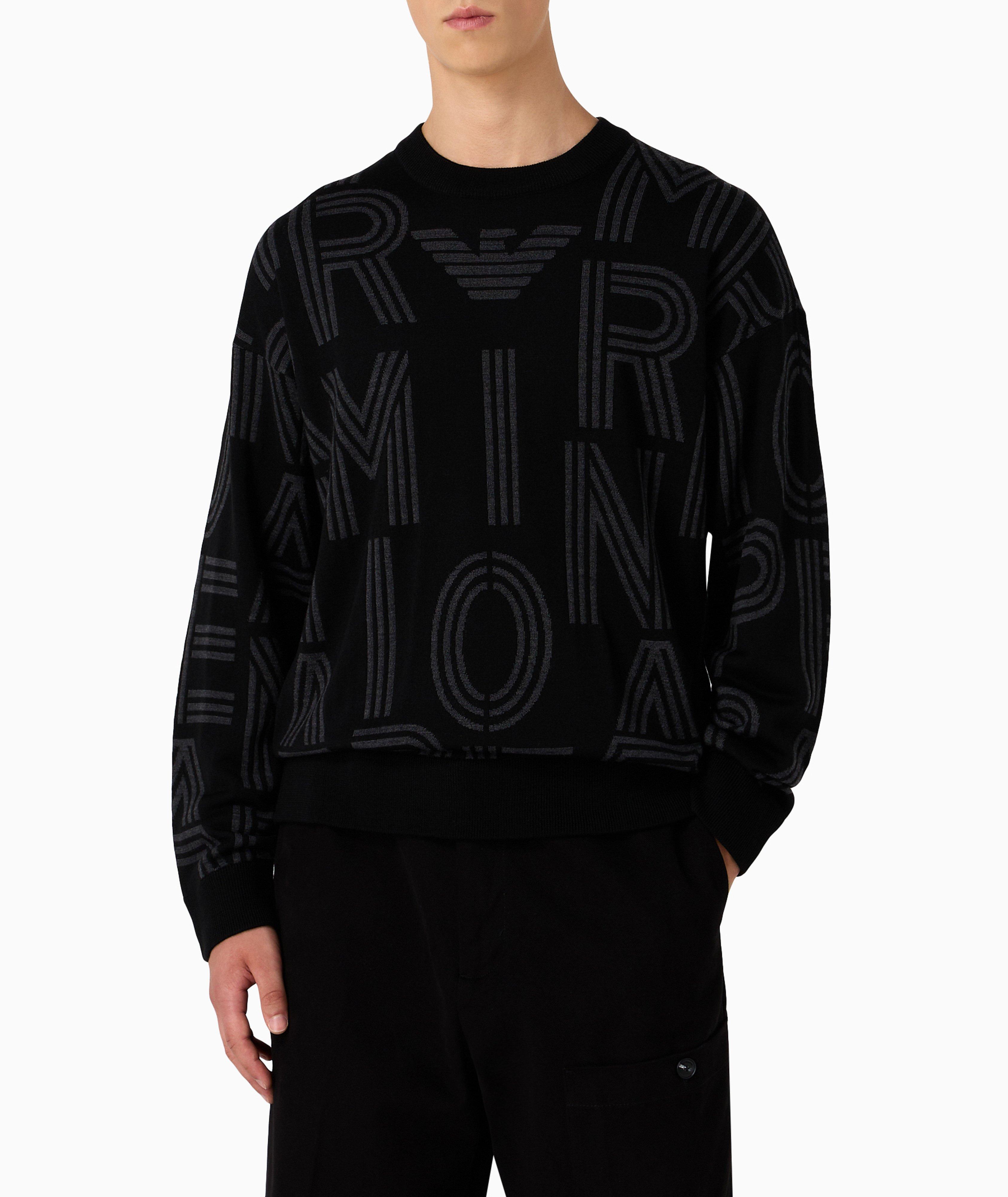 Jacquard Wool-Blend Sweater image 1