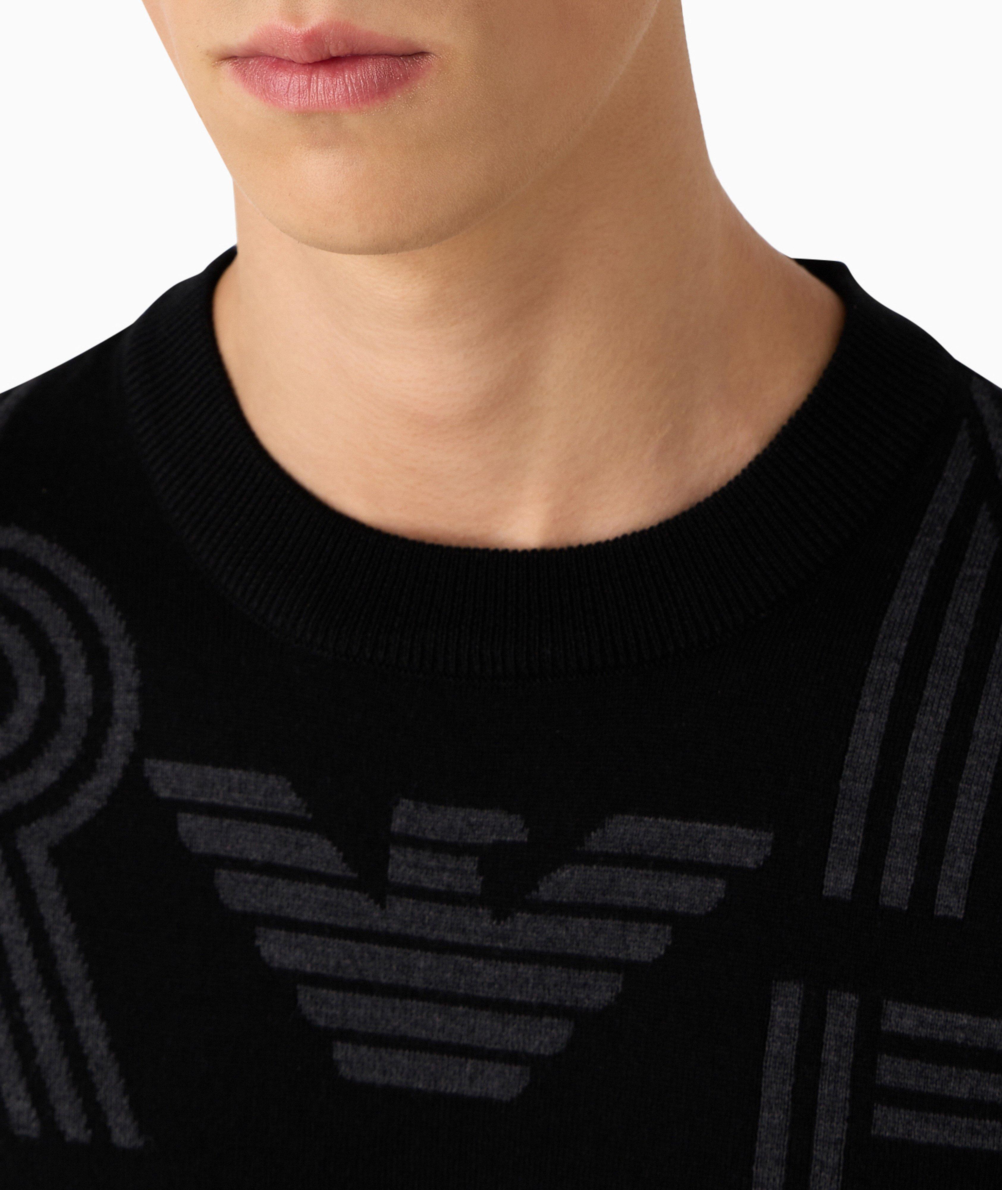 Jacquard Wool-Blend Sweater image 3