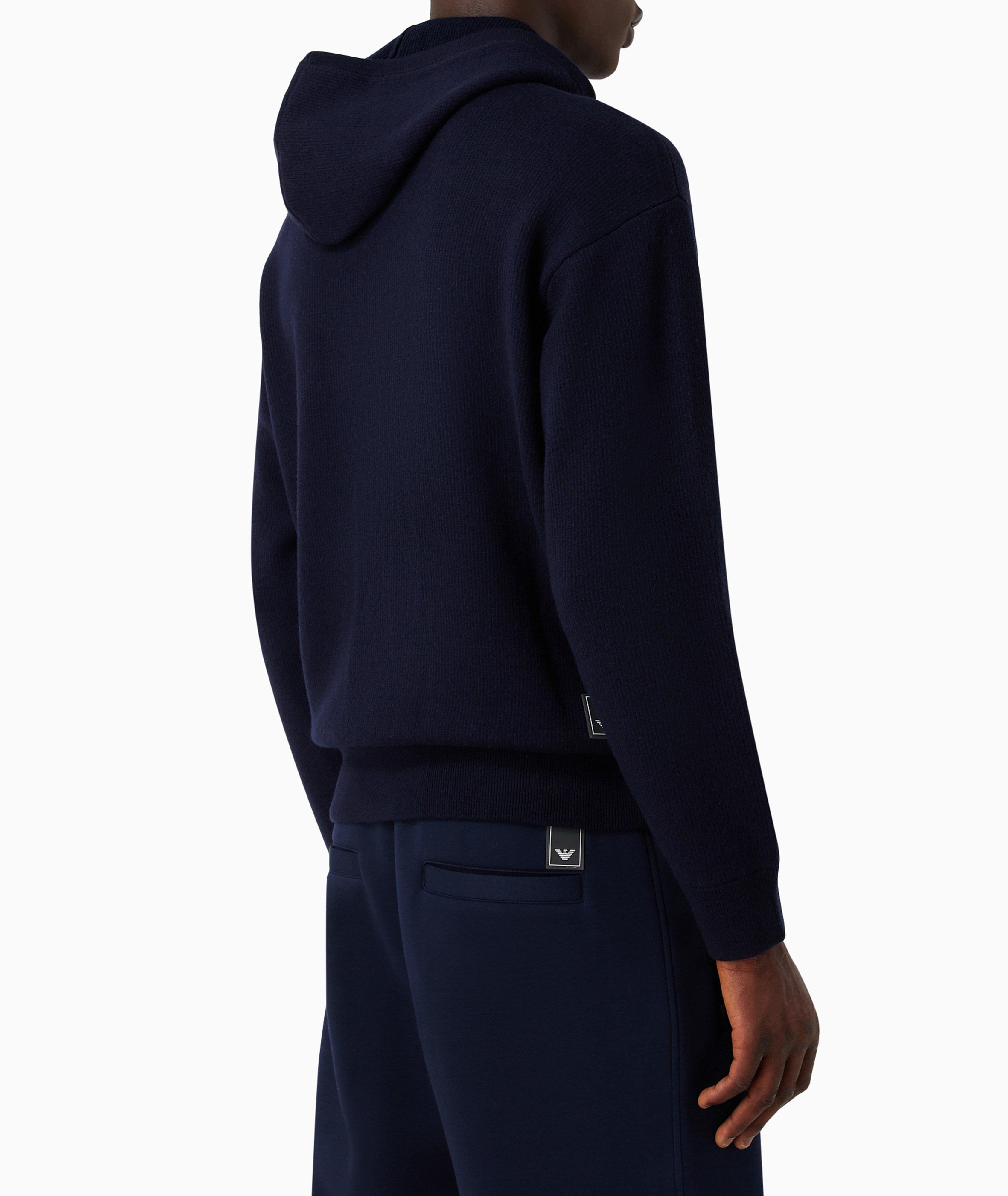 Travel Essentials Wool-Blend Hooded Sweater image 2