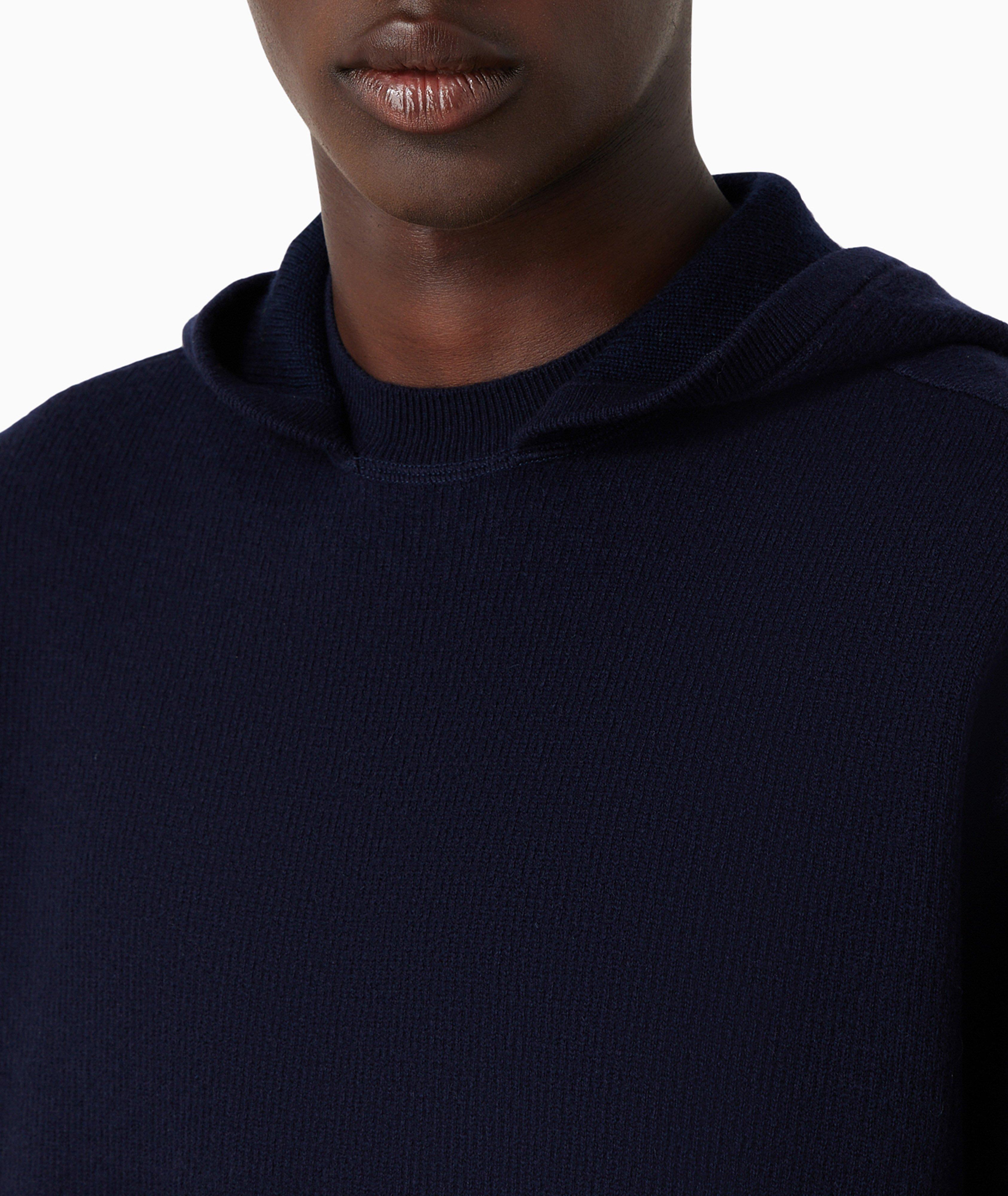 Travel Essentials Wool-Blend Hooded Sweater image 3