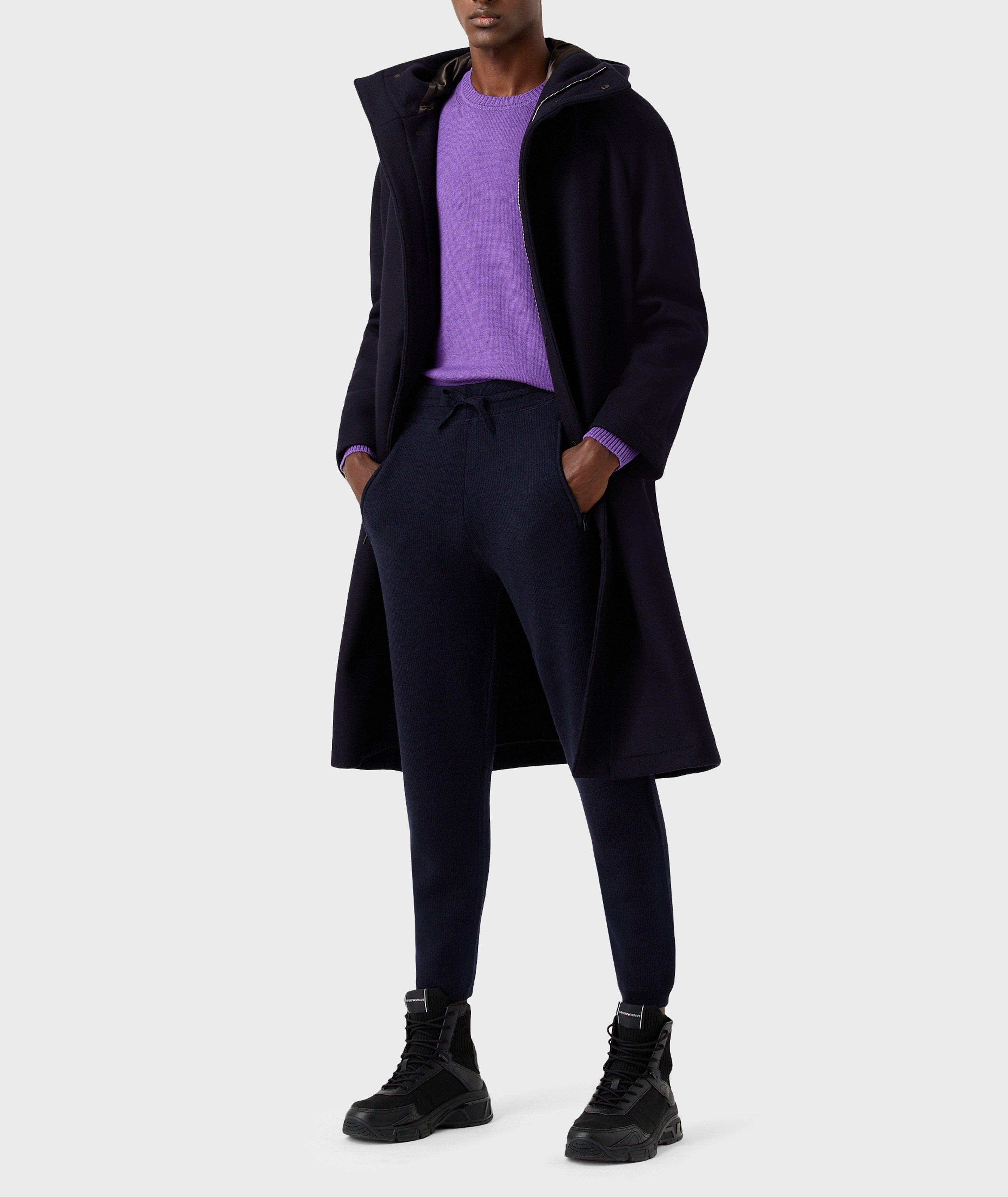 Travel Essentials Wool-Blend Hooded Sweater image 4