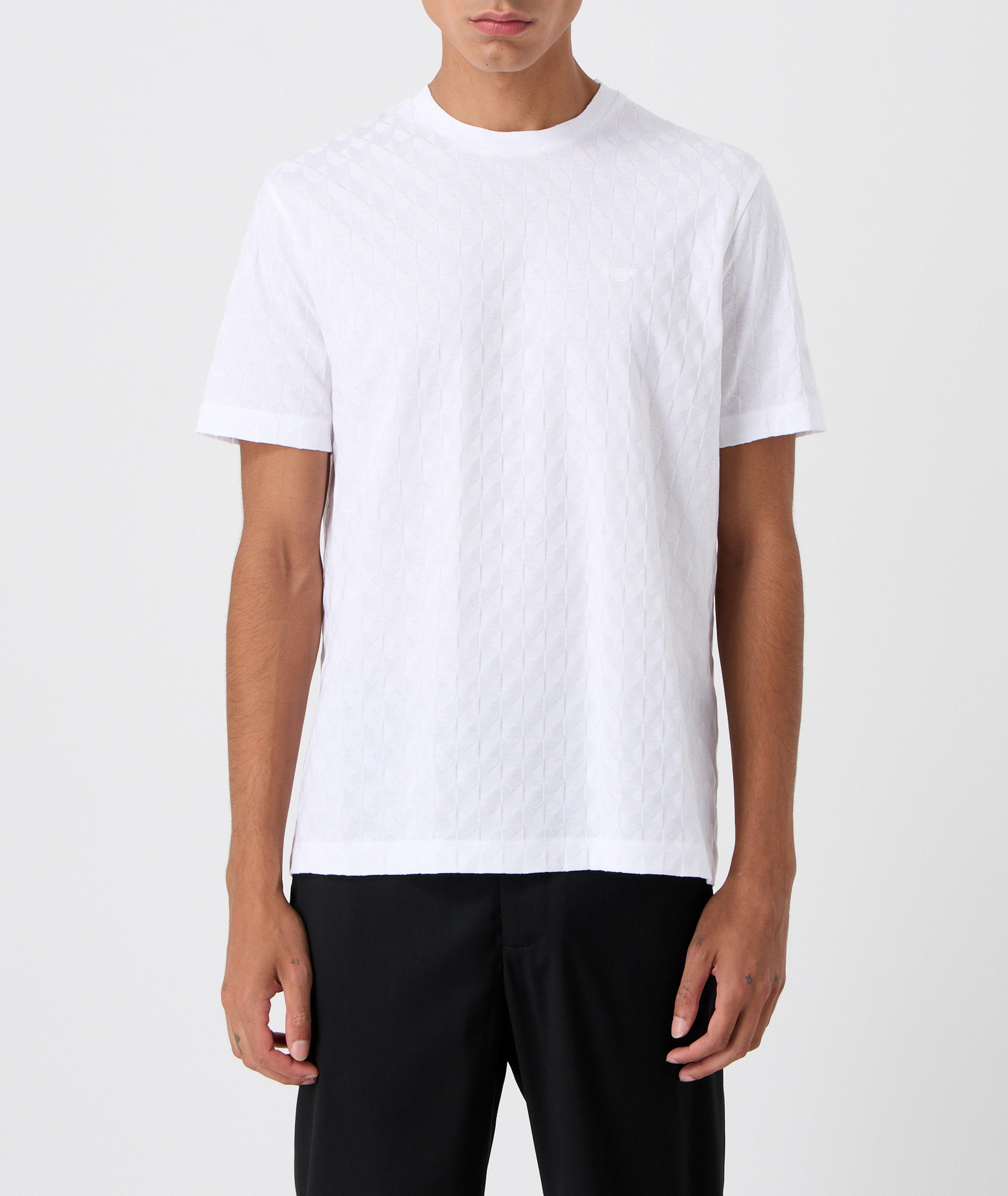 Jacquard Jersey Cotton T-Shirt image 1