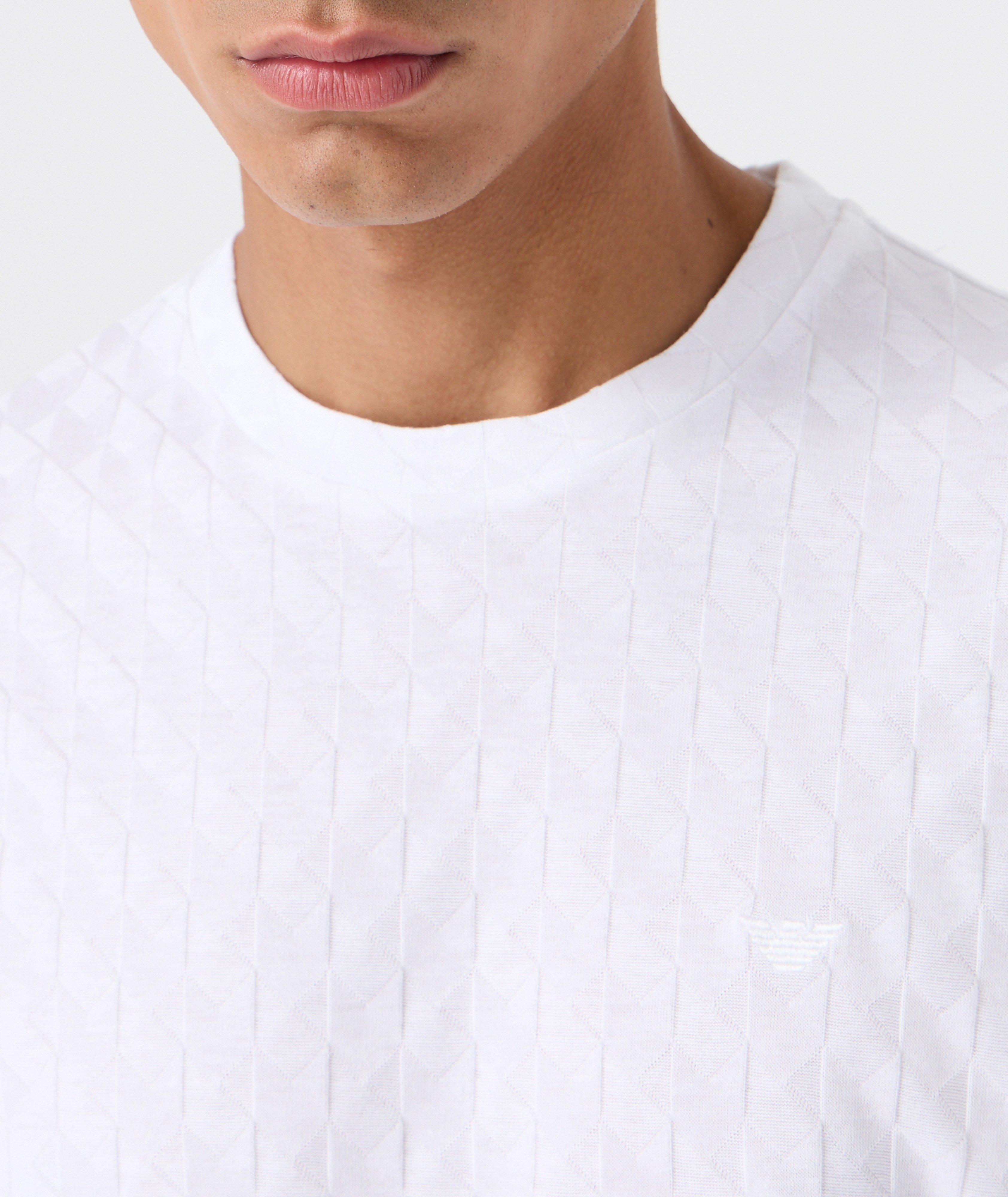 Jacquard Jersey Cotton T-Shirt image 3