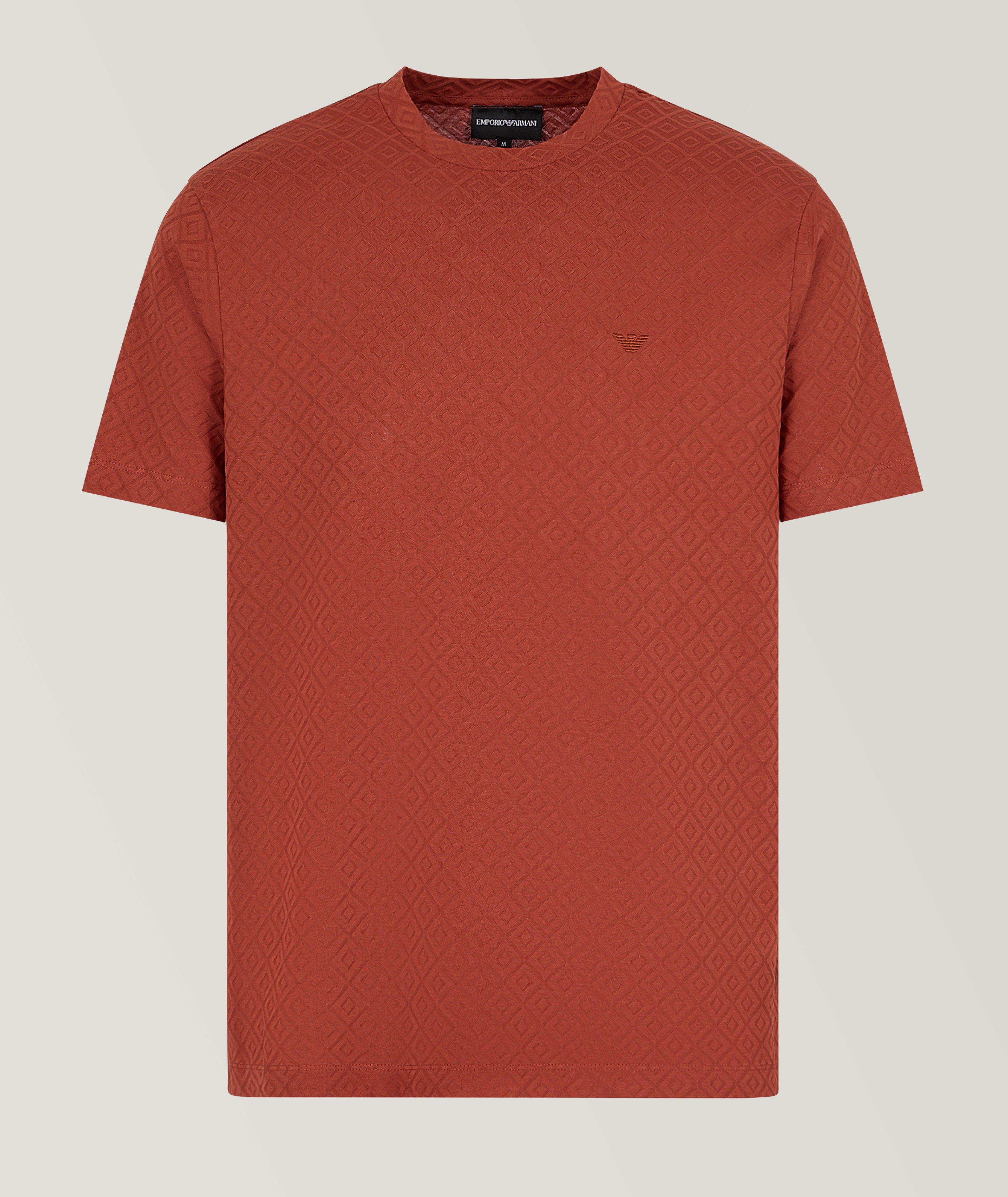 Jacquard Jersey Cotton T-Shirt image 0