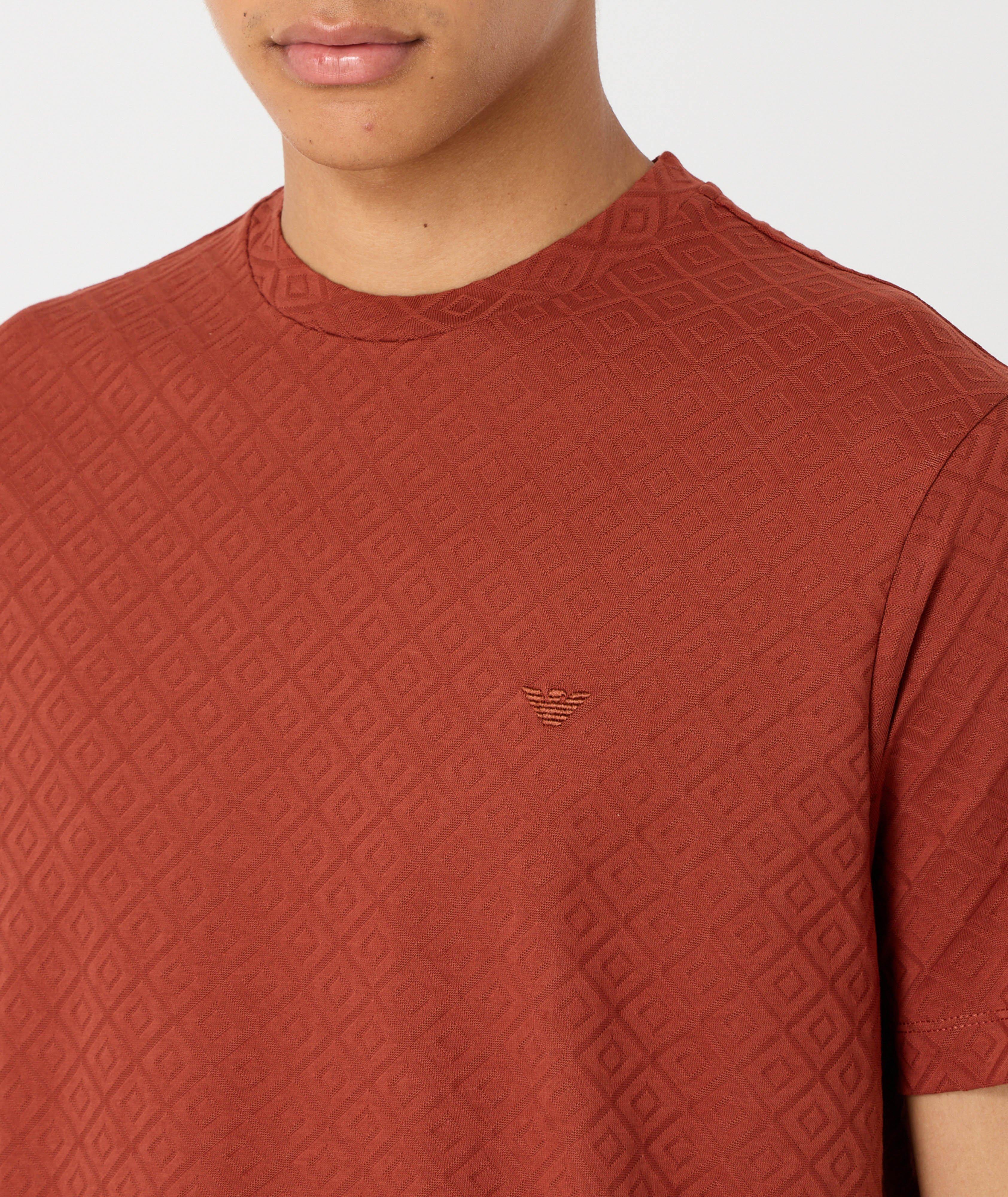 Jacquard Jersey Cotton T-Shirt image 3