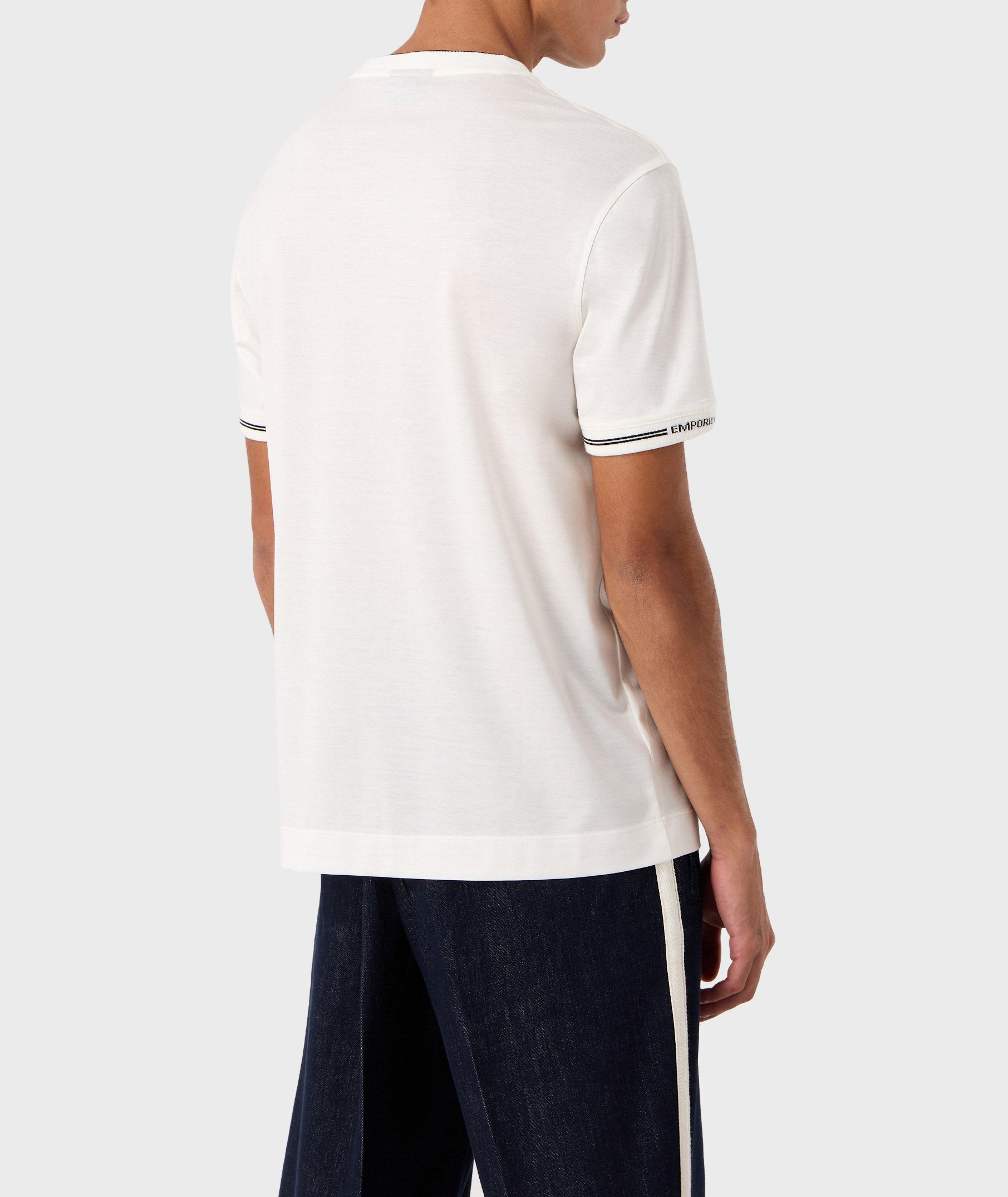 Lyocell-Cotton Crewneck T-Shirt image 2