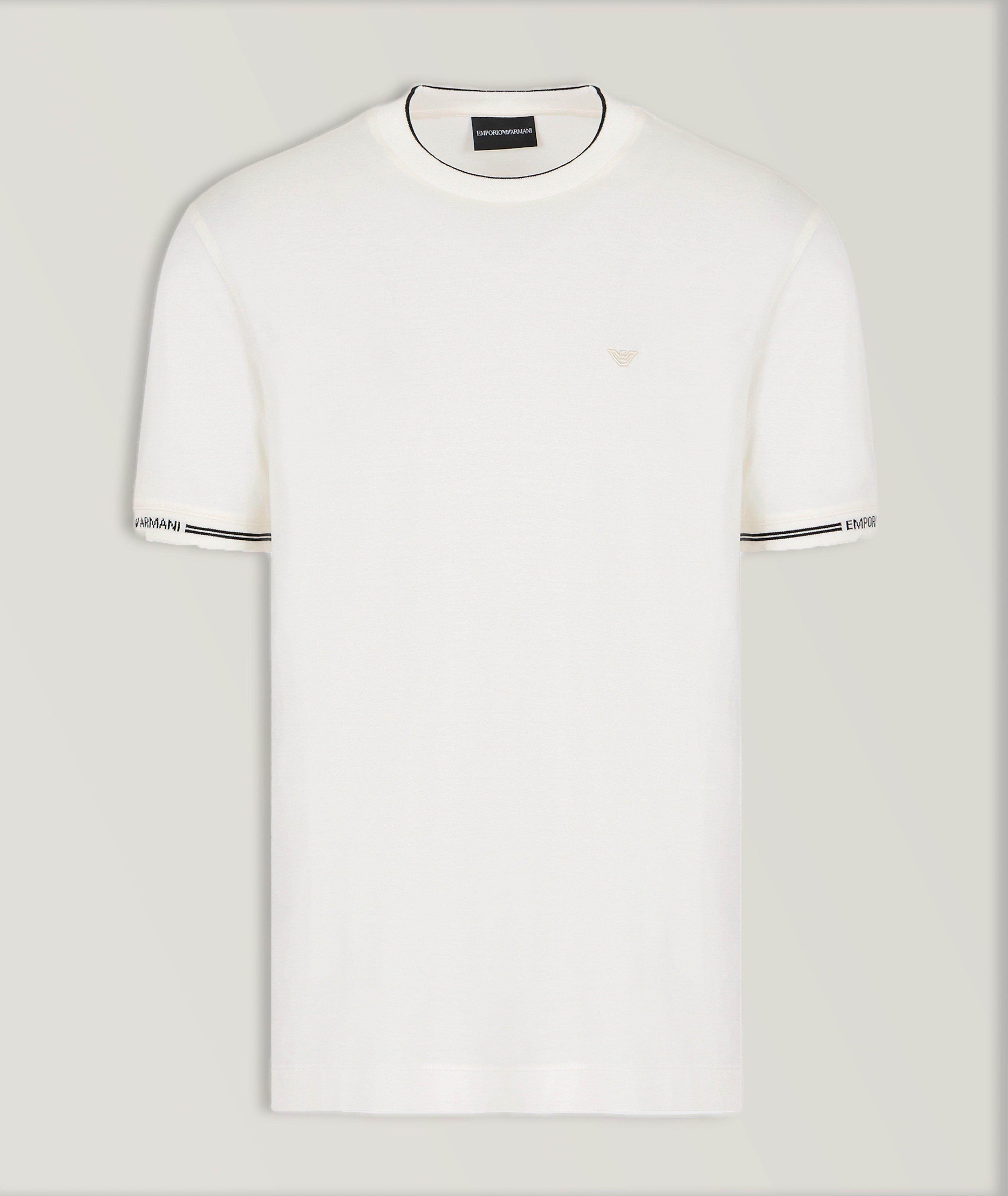 Lyocell-Cotton Crewneck T-Shirt image 0