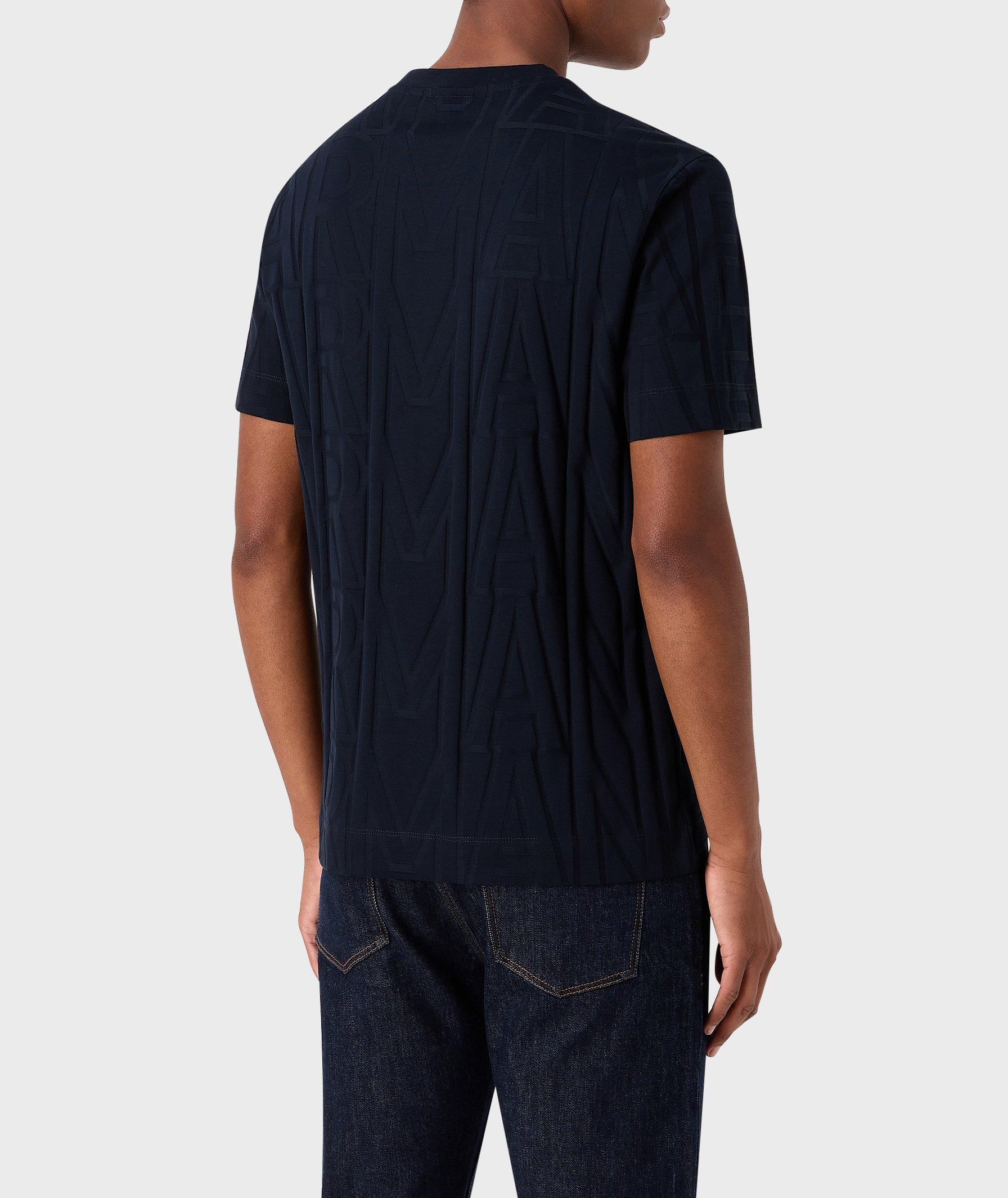 T-shirt en coton avec logos image 2