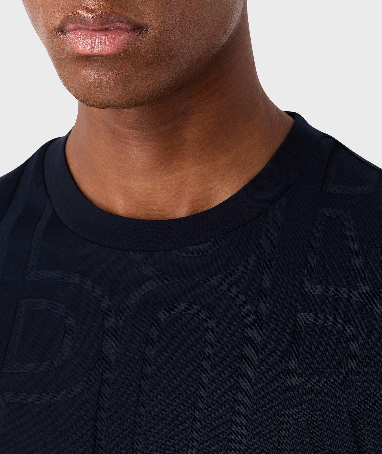 T-shirt en coton avec logos image 3