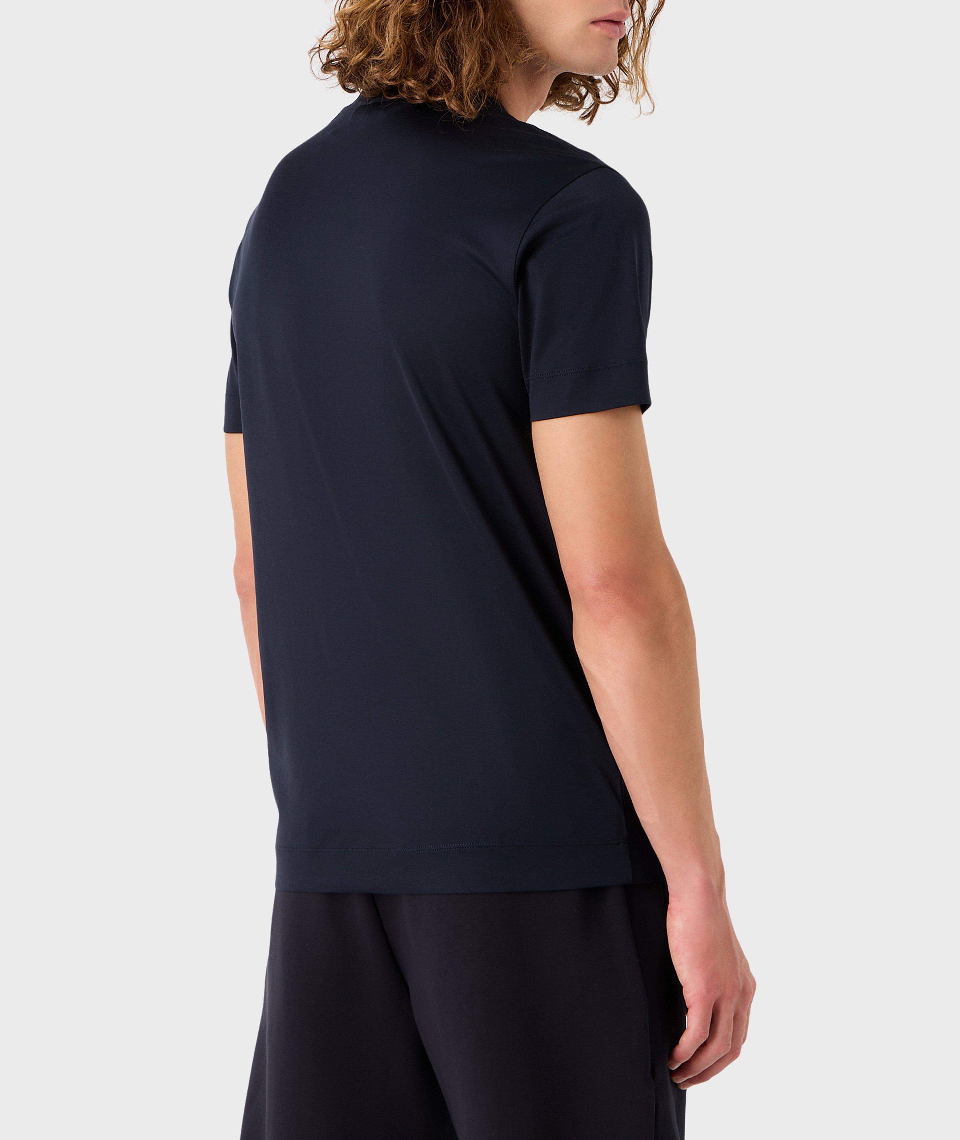 T-shirt en jersey de lyocell avec logo image 2