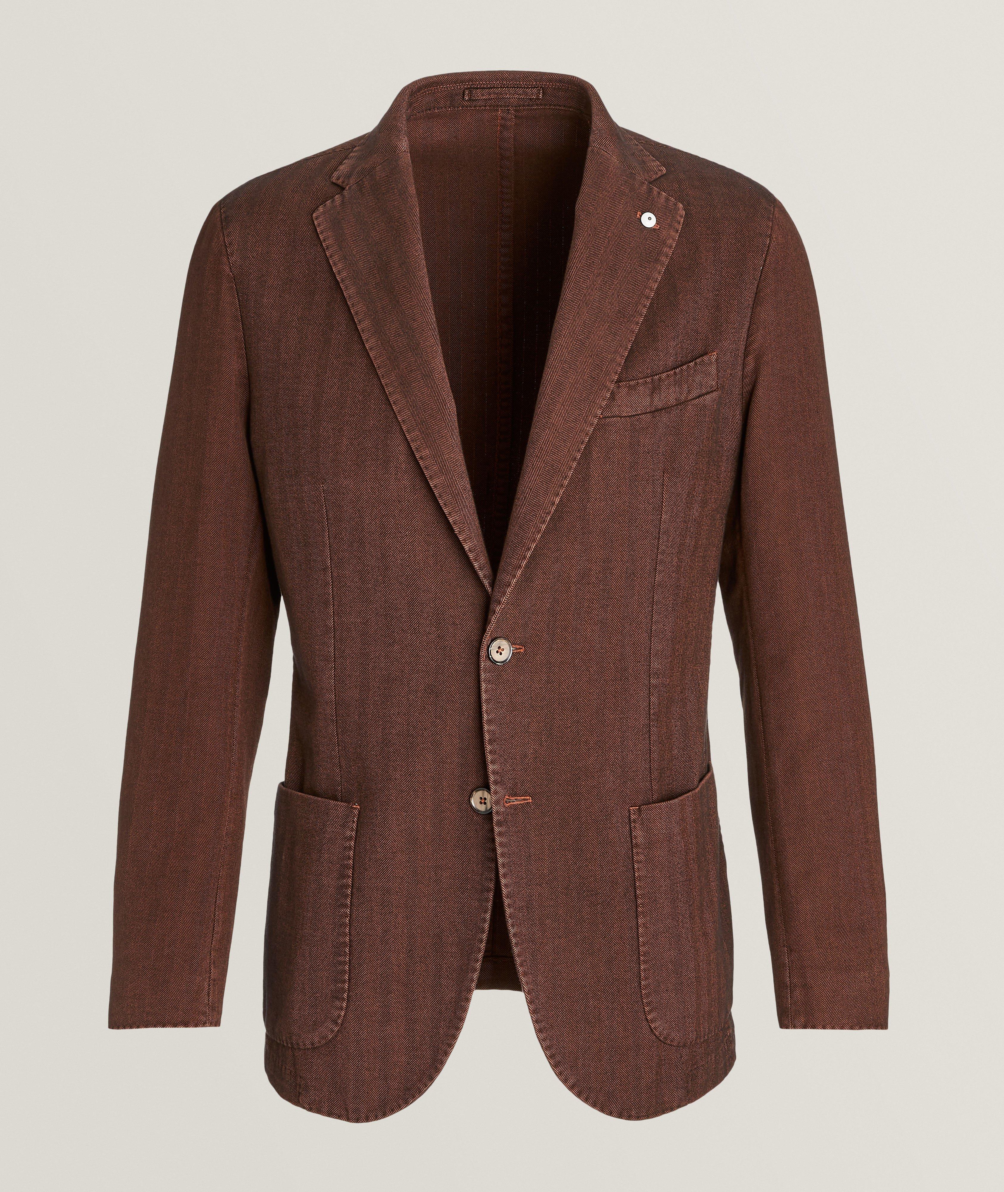 Herringbone Cotton Sport Jacket image 0