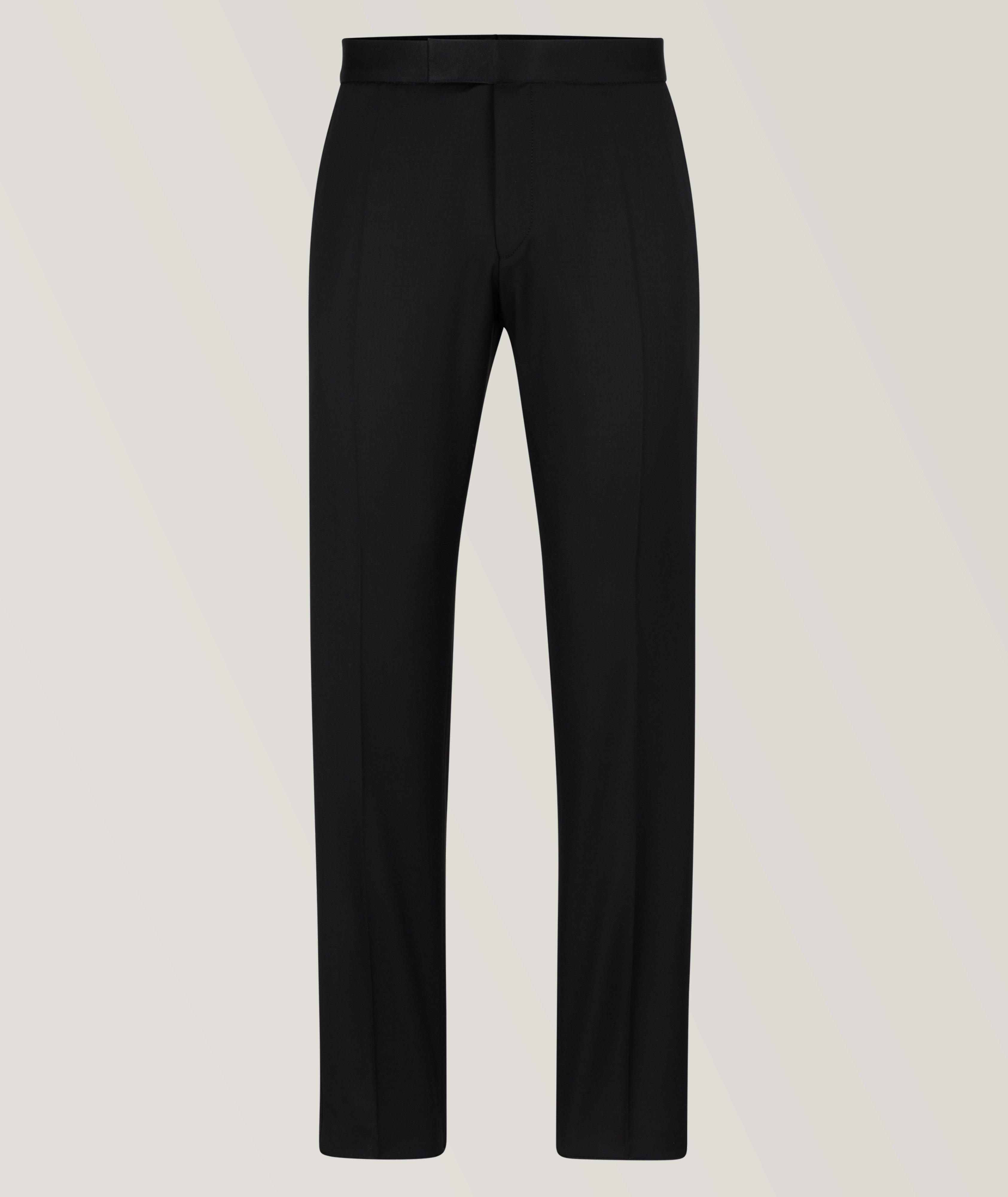 Slim-Fit Serge Virgin Wool Trousers image 0