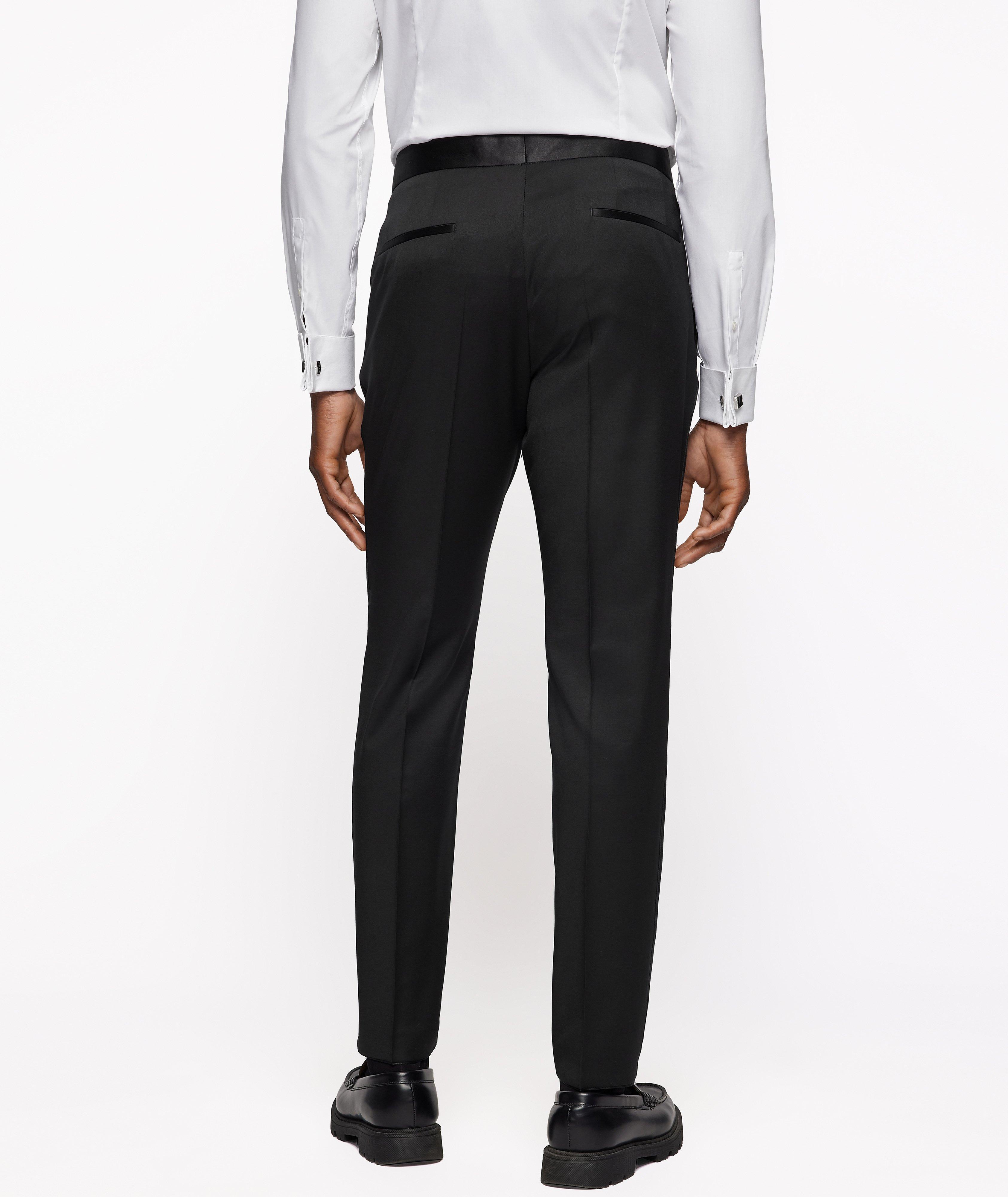 Slim-Fit Serge Virgin Wool Trousers image 3