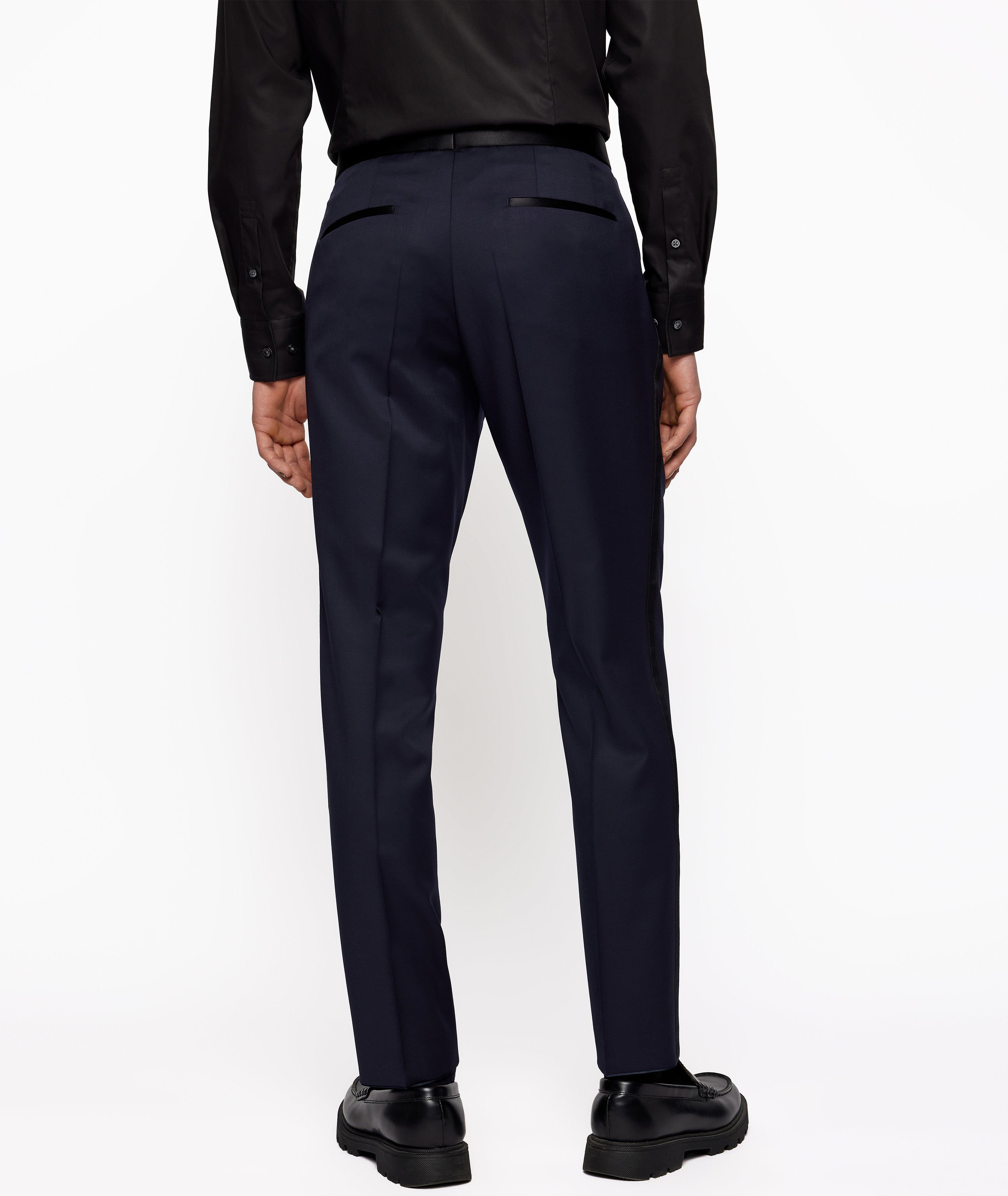 Slim-Fit Serge Virgin Wool Trousers image 3