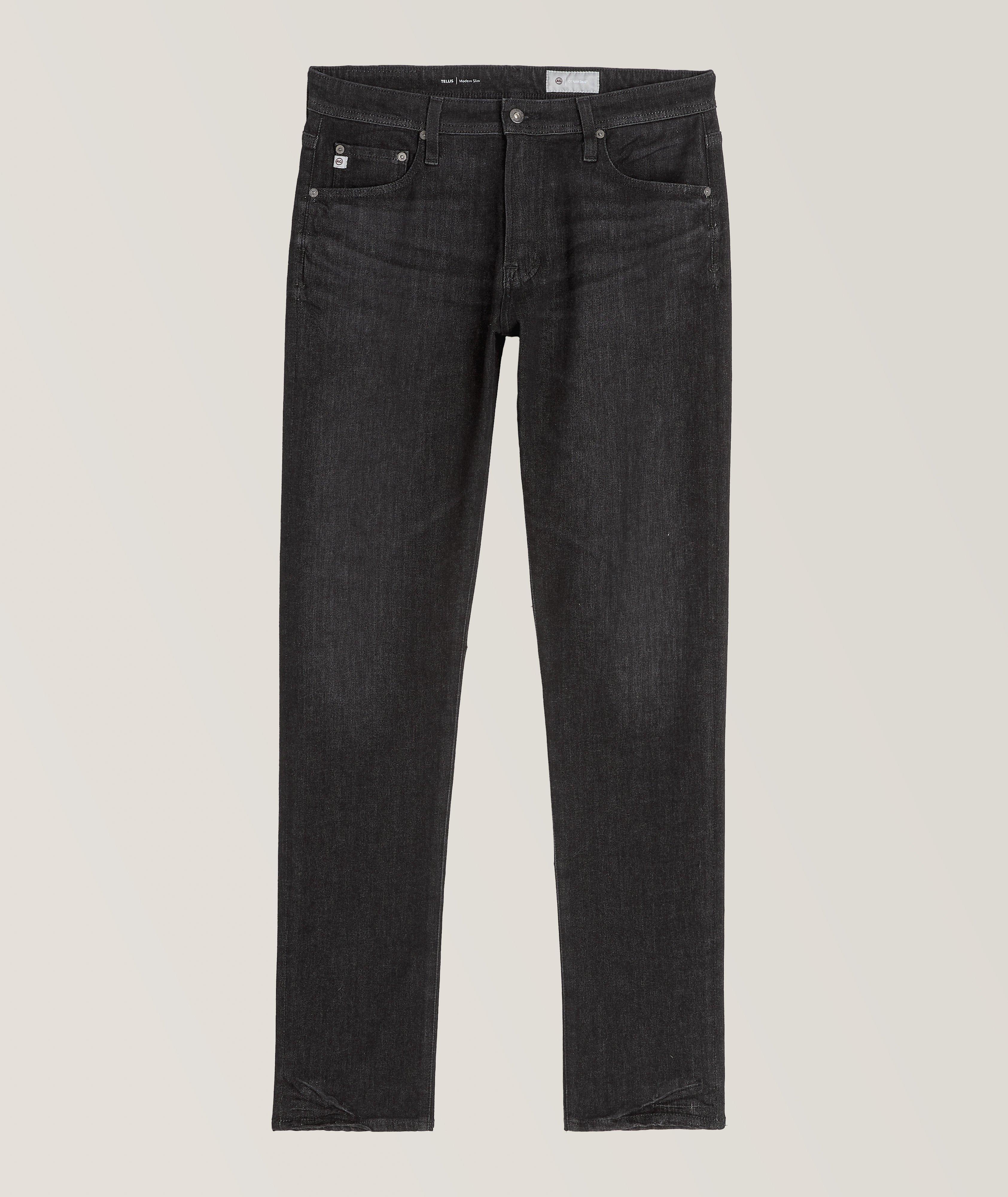 Modern Slim Fit Tellis Stretch-Cotton Jeans