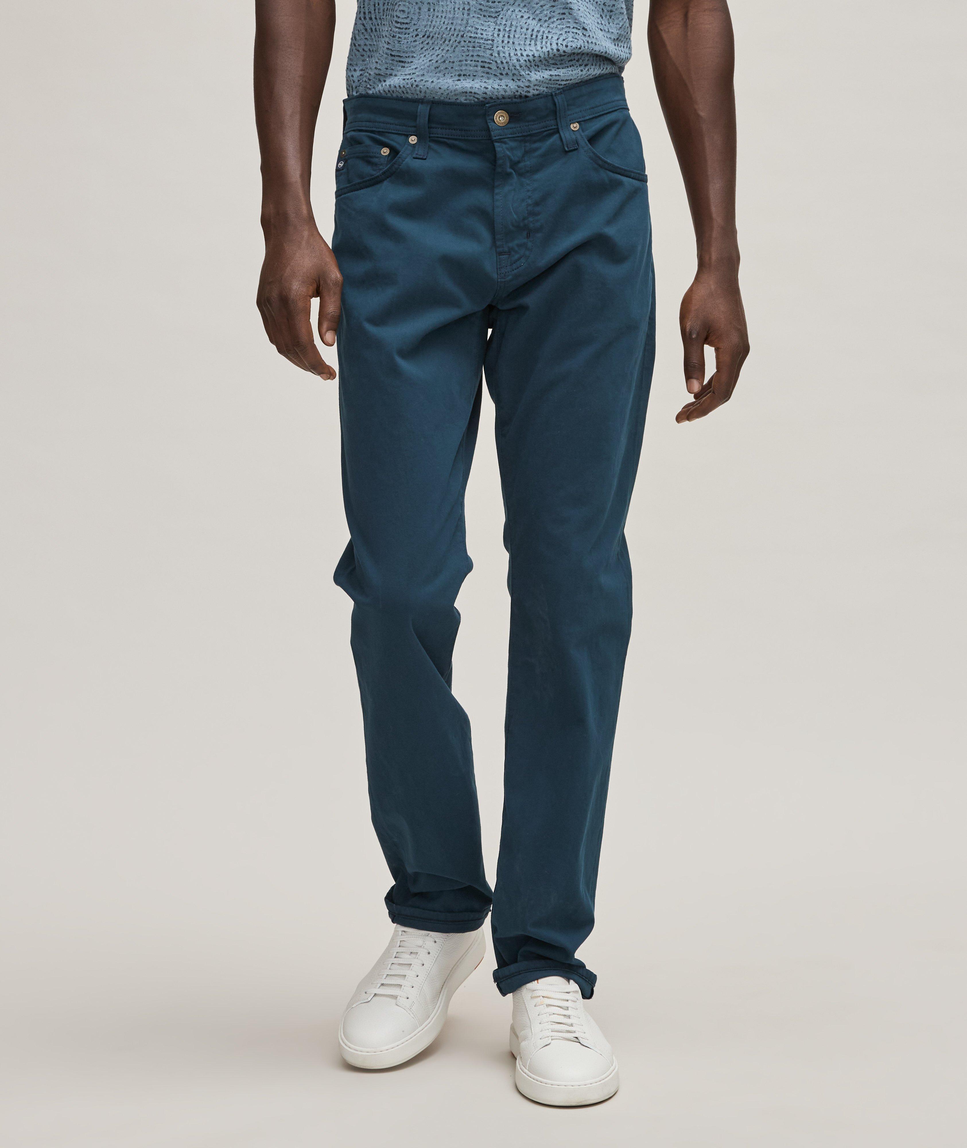 Everett Slim Straight Stretch-Cotton Pants image 2