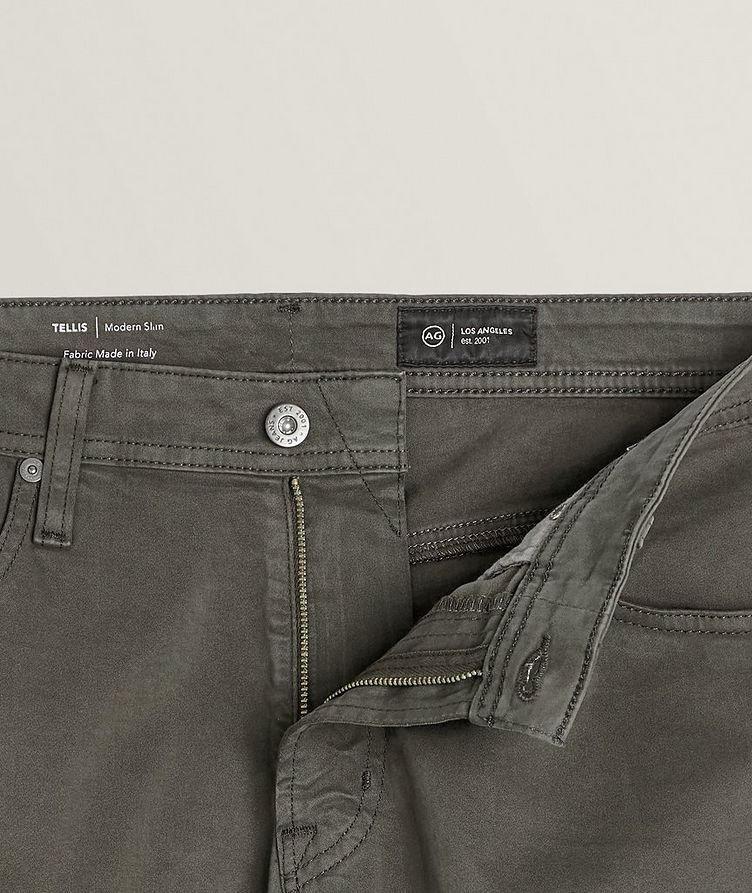 Tellis Modern Slim Fit Stretch-Cotton Pants image 1