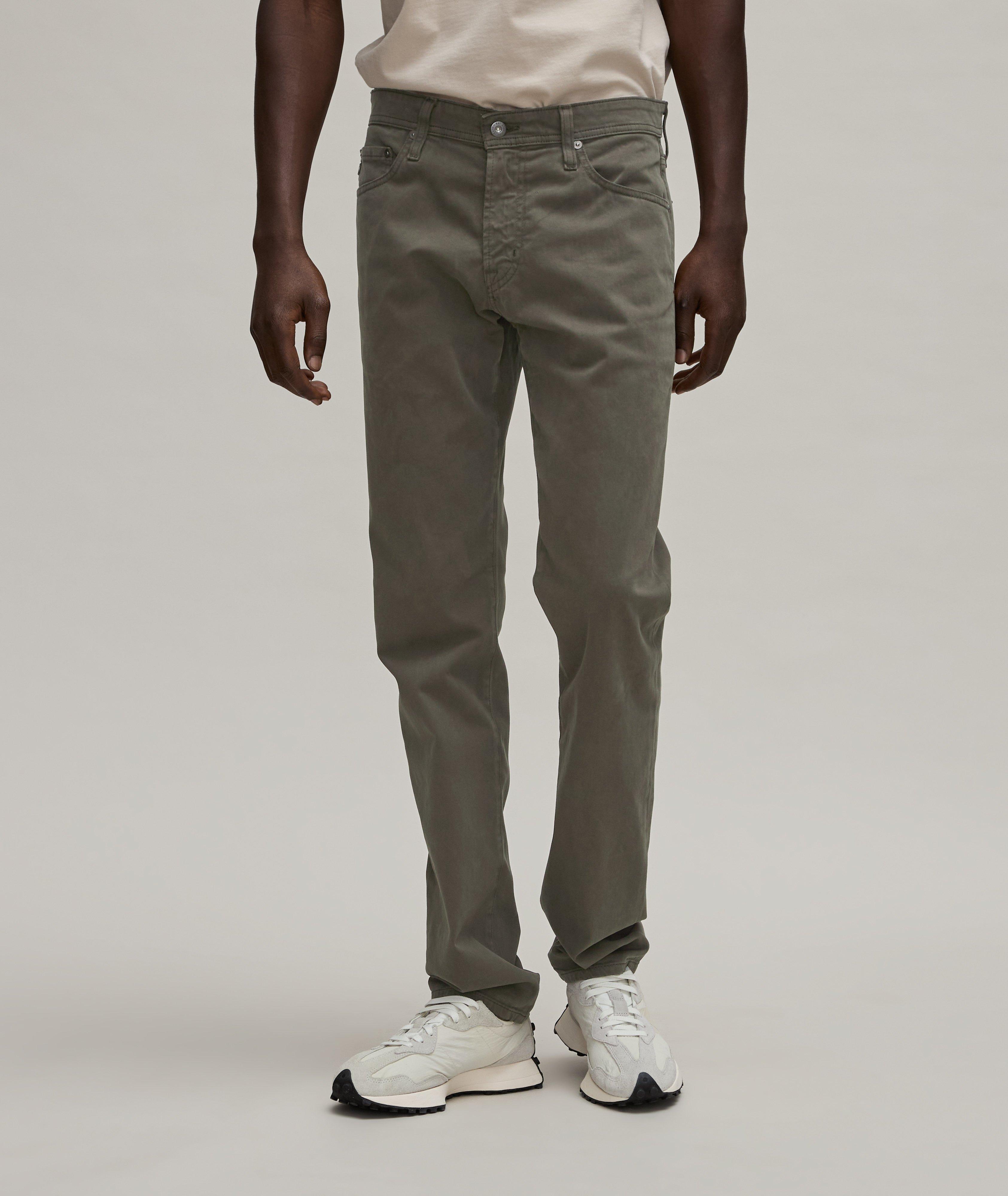 Pantalon Tellis en coton extensible de coupe moderne amincie image 2
