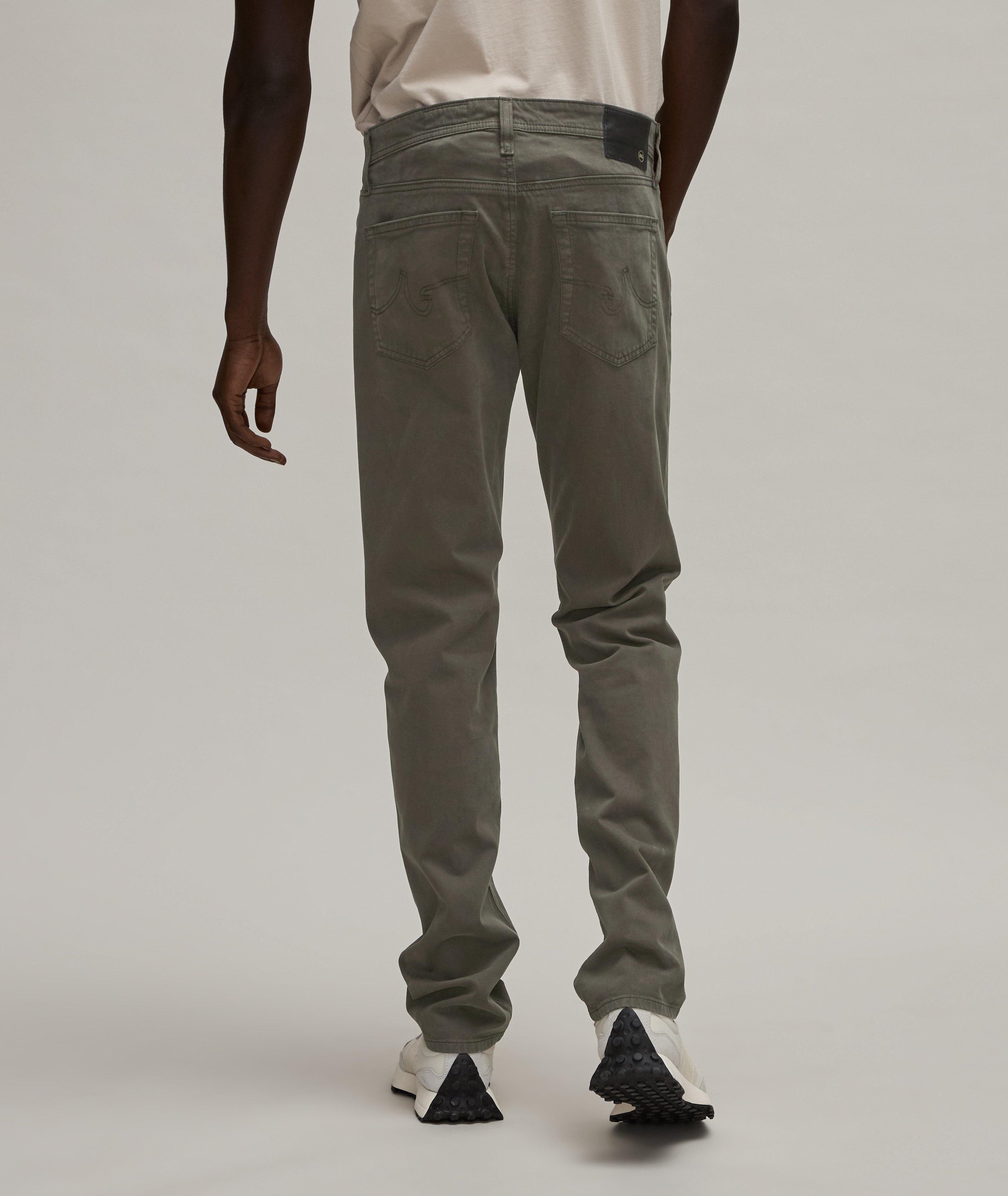 Pantalon Tellis en coton extensible de coupe moderne amincie image 3