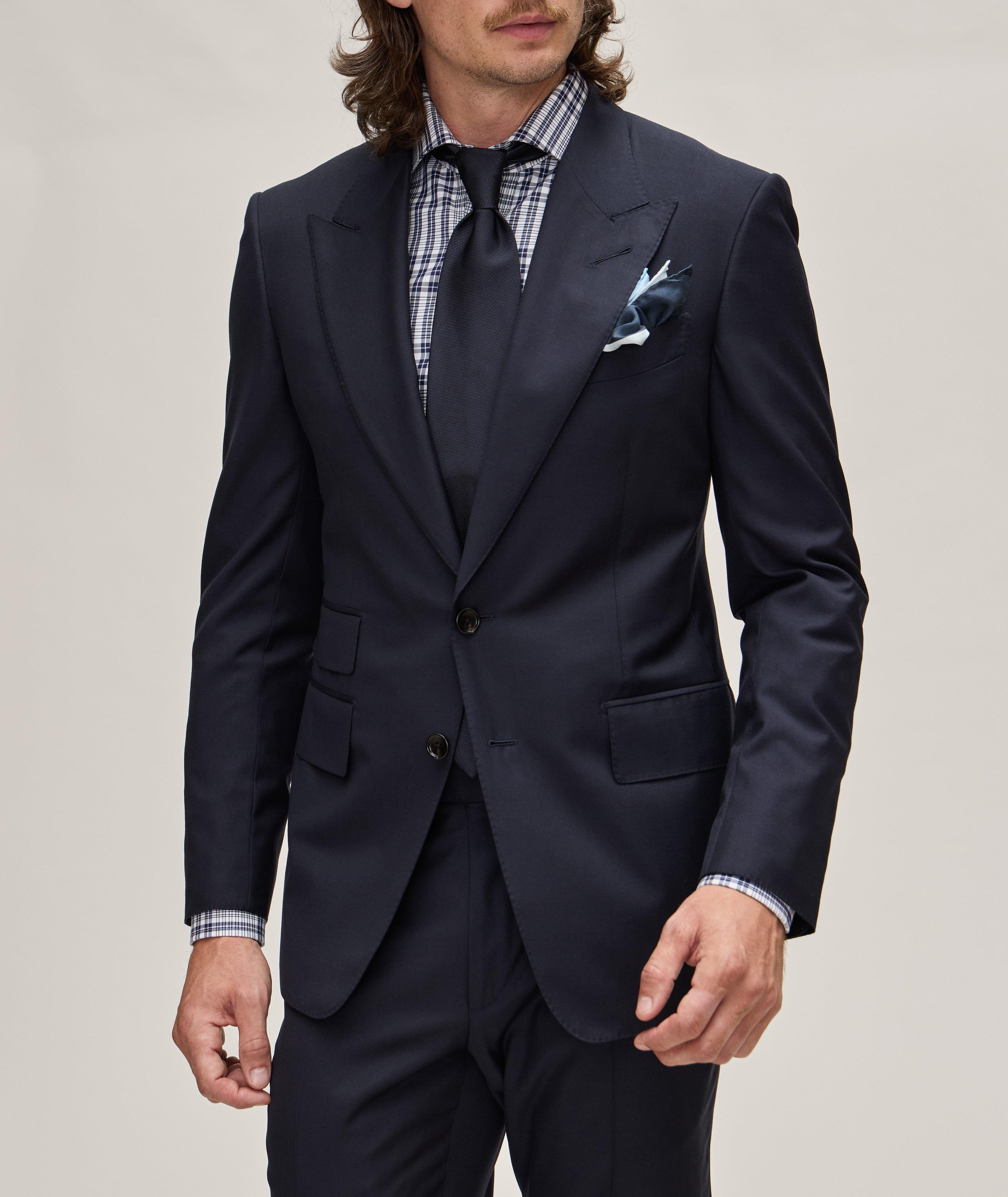 Shelton Plain Weave Wool Suit  image 1