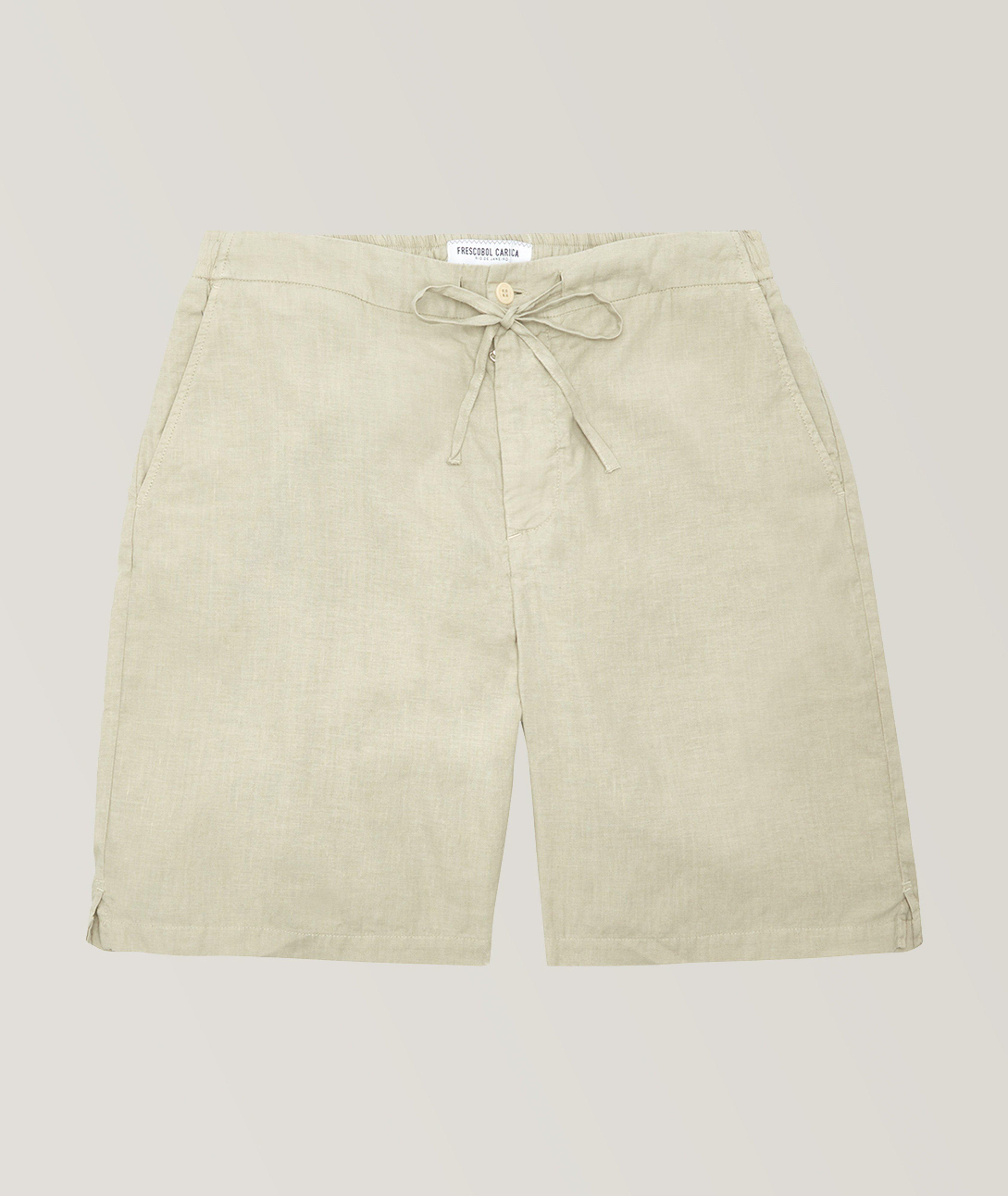 Frescobol Carioca Sergio Linen-Blend Shorts