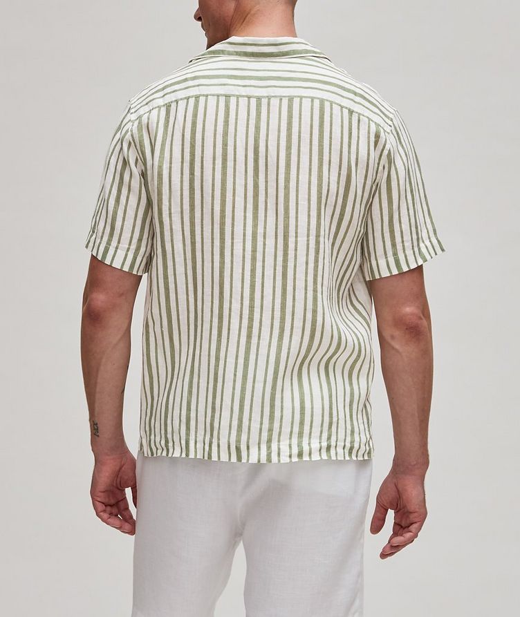 Angelo Stripe Linen Sport Shirt image 2