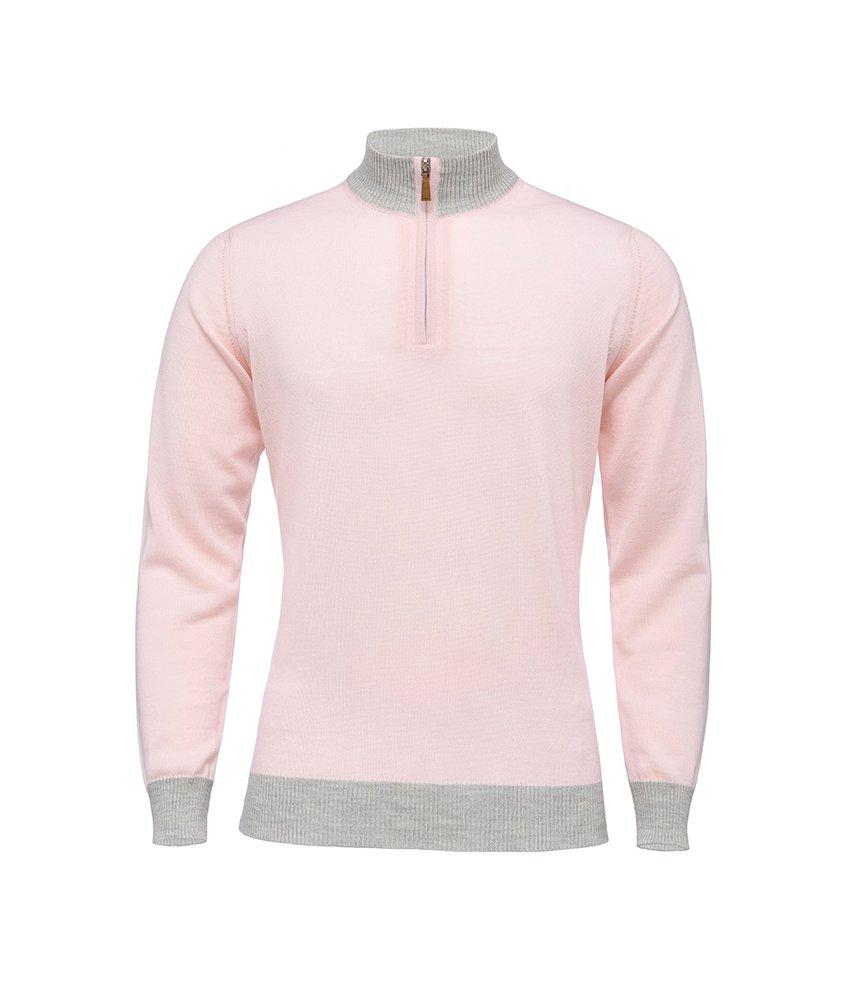 Light Gauge Mélange Merino Wool V-Neck Sweater image 0
