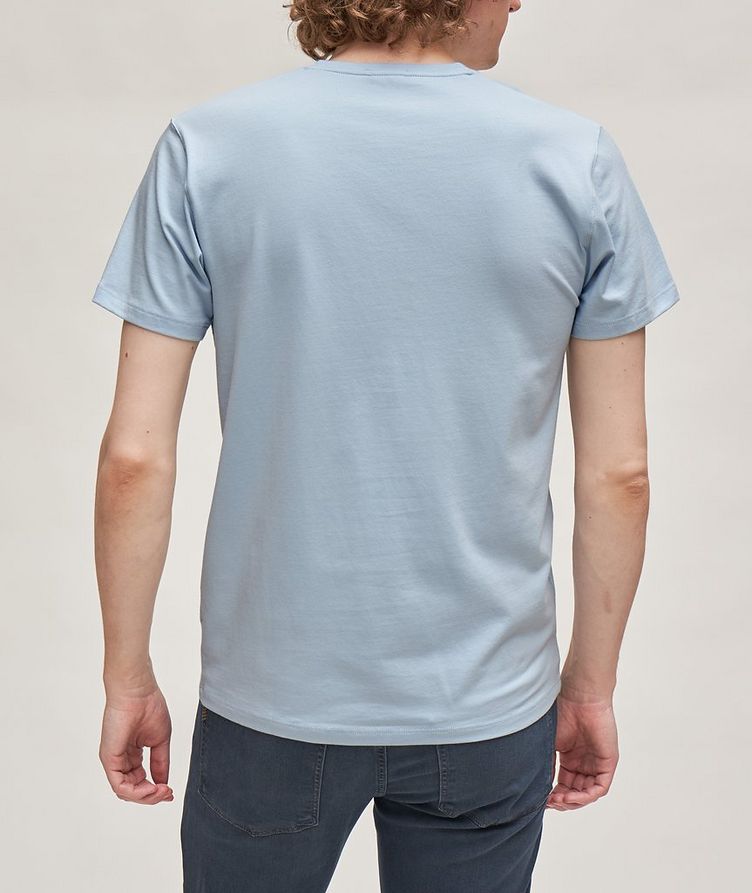 Solid Pima Cotton-Stretch V-Neck T-Shirt image 2