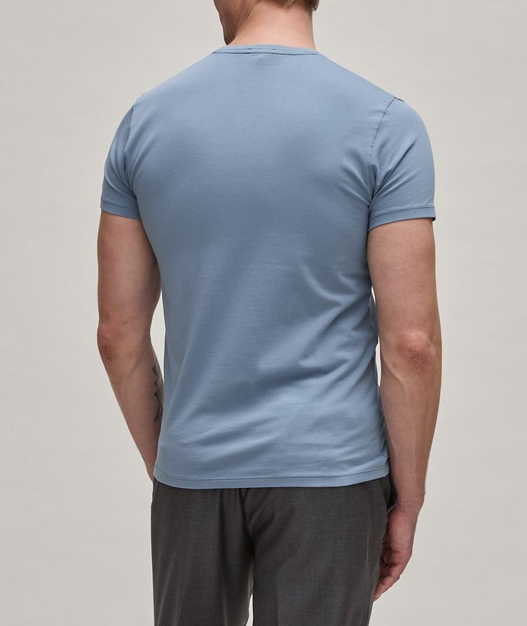 Pima Cotton-Stretch V-Neck T-Shirt image 2